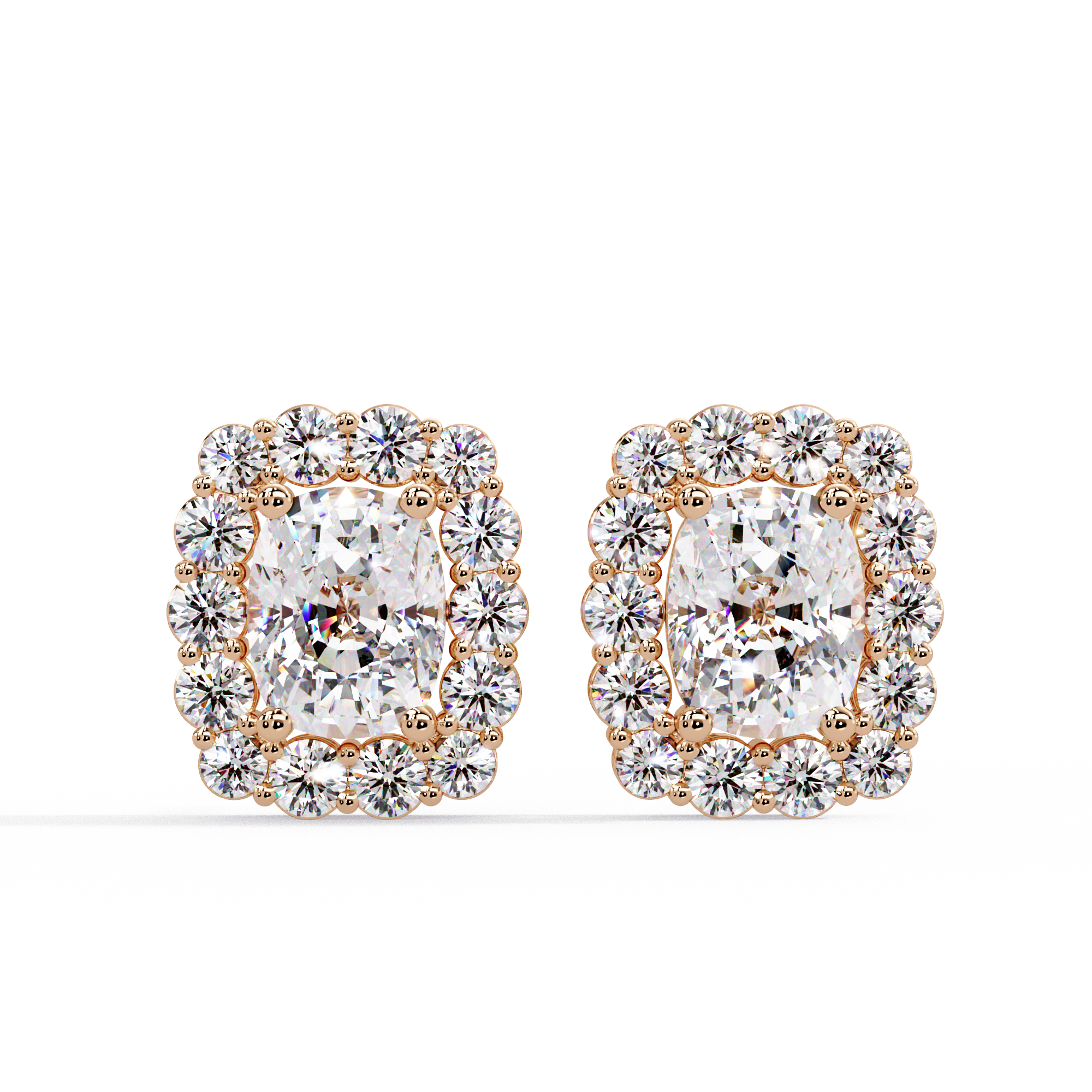 North Star Diamond Stud Earrings