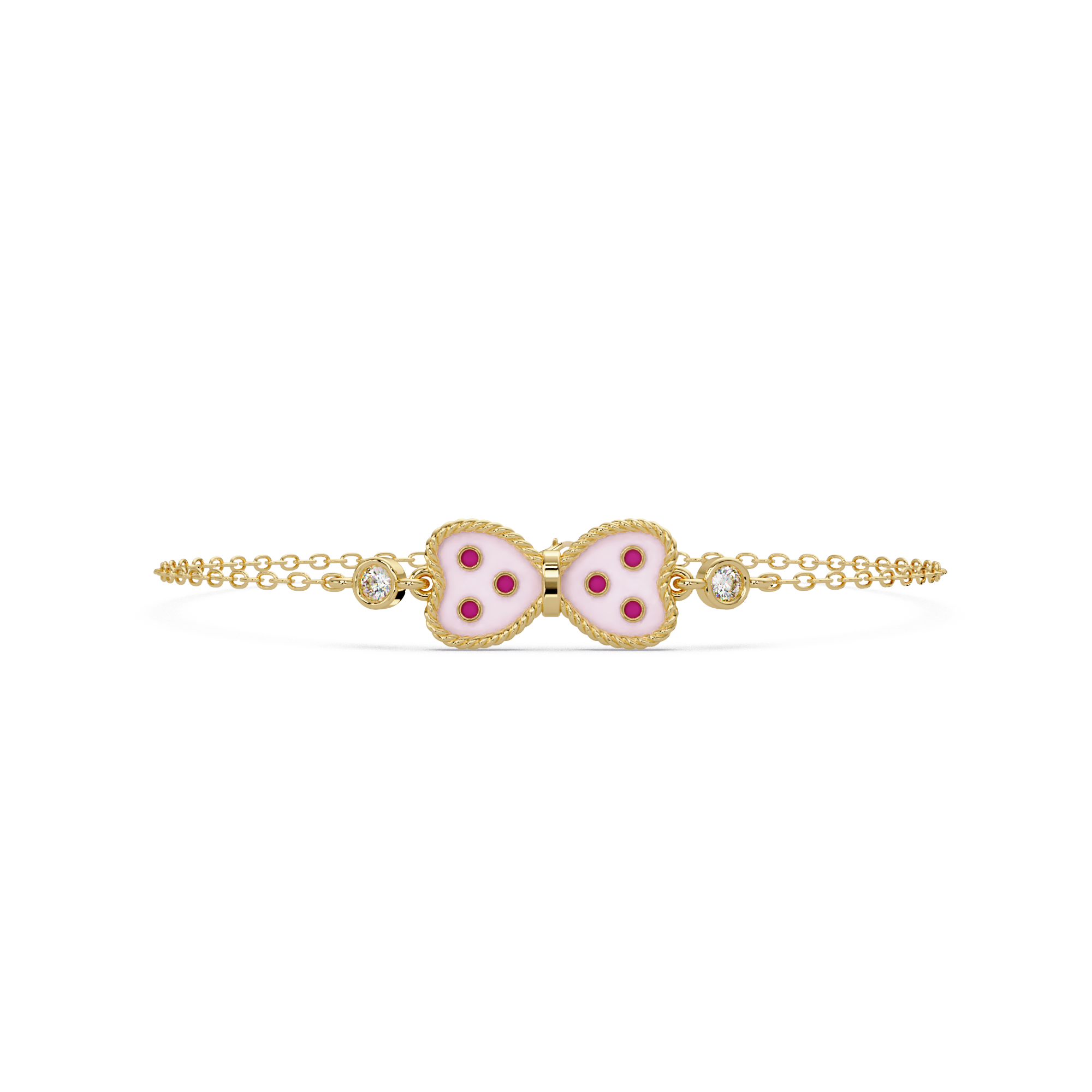 Blush Bow Bracelet