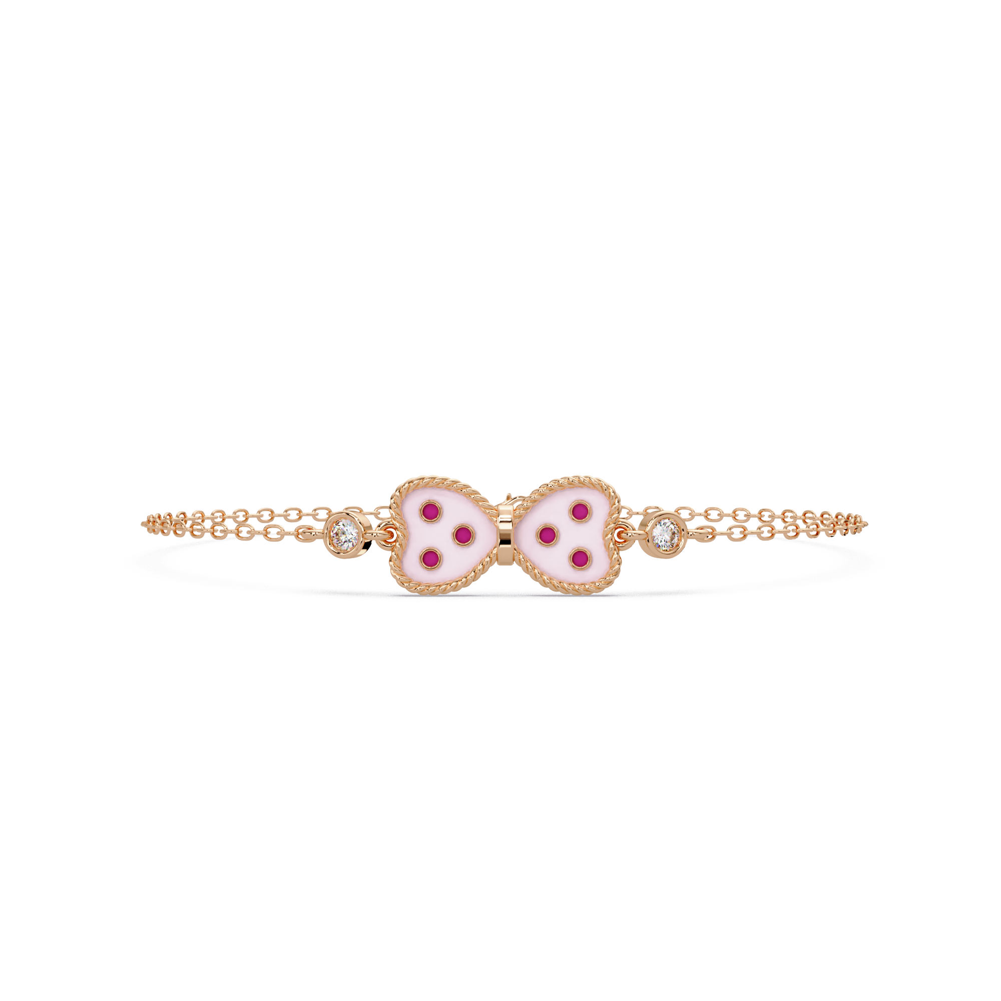 Blush Bow Bracelet