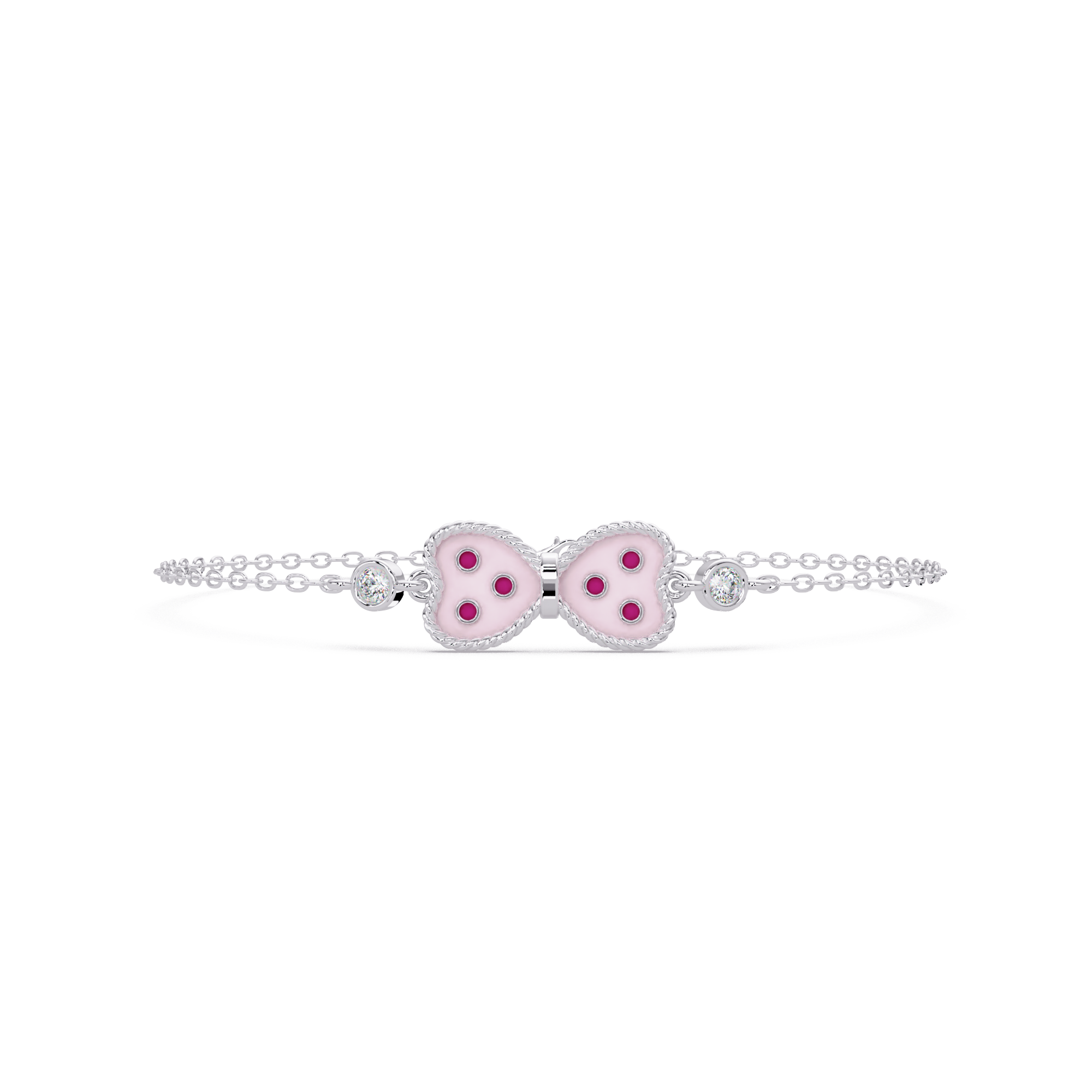 Blush Bow Bracelet