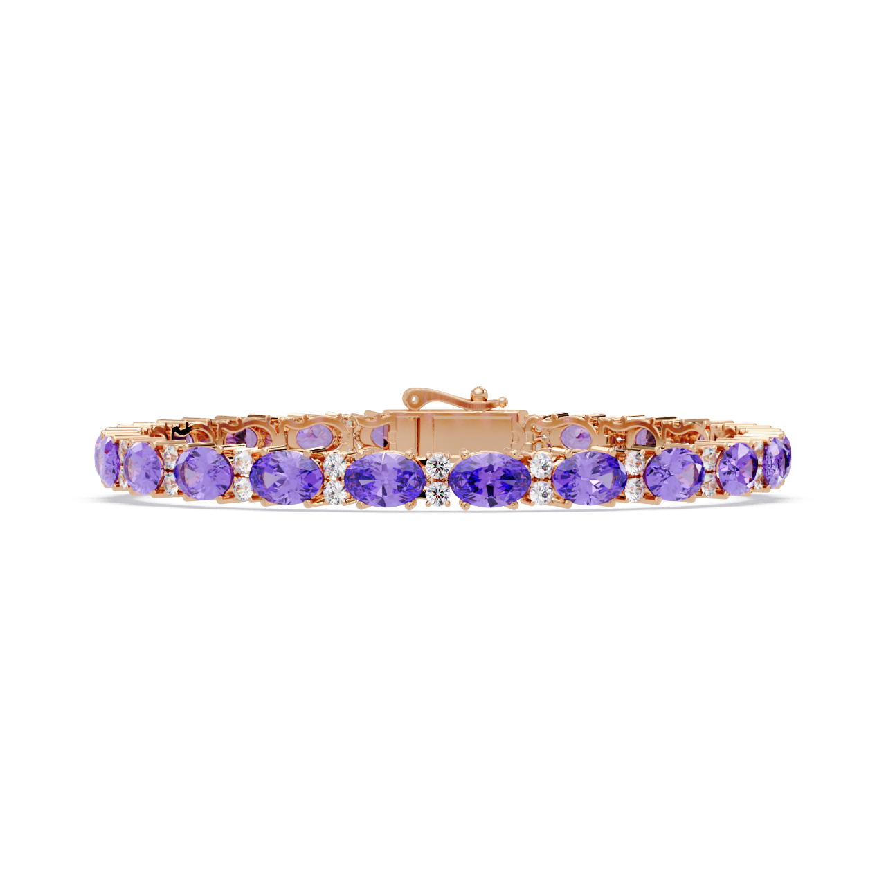 Blue Tennis Bracelet