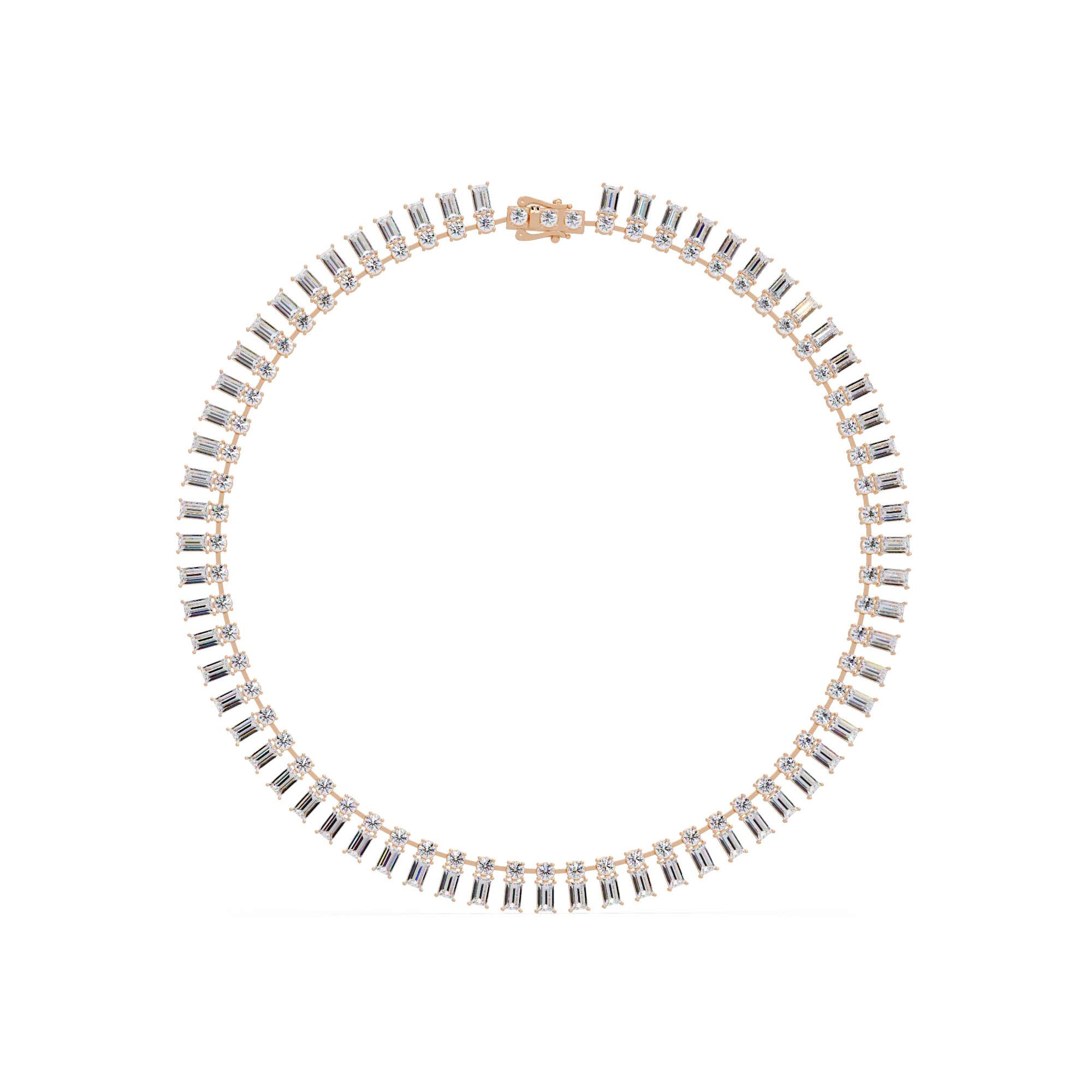 Empire Baguette Necklace