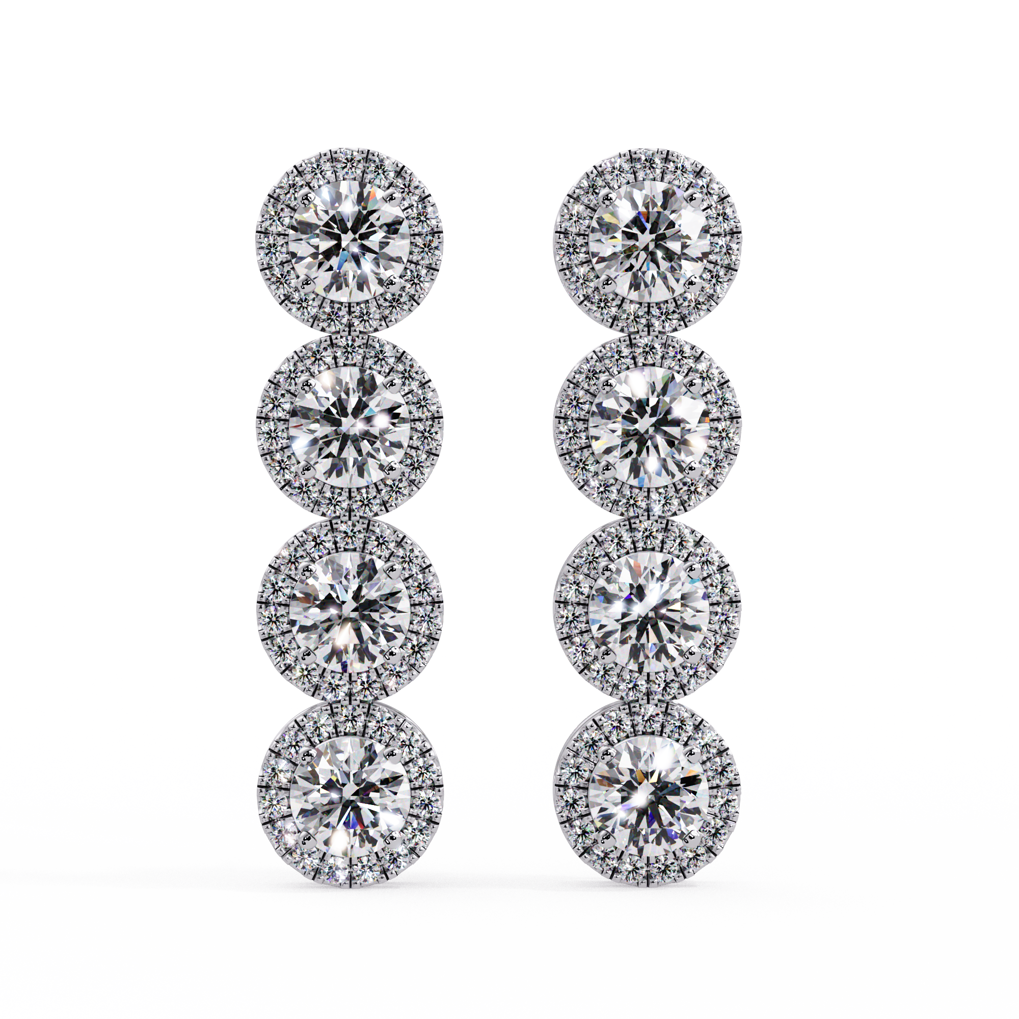 Ruby Rocket Drop Earrings