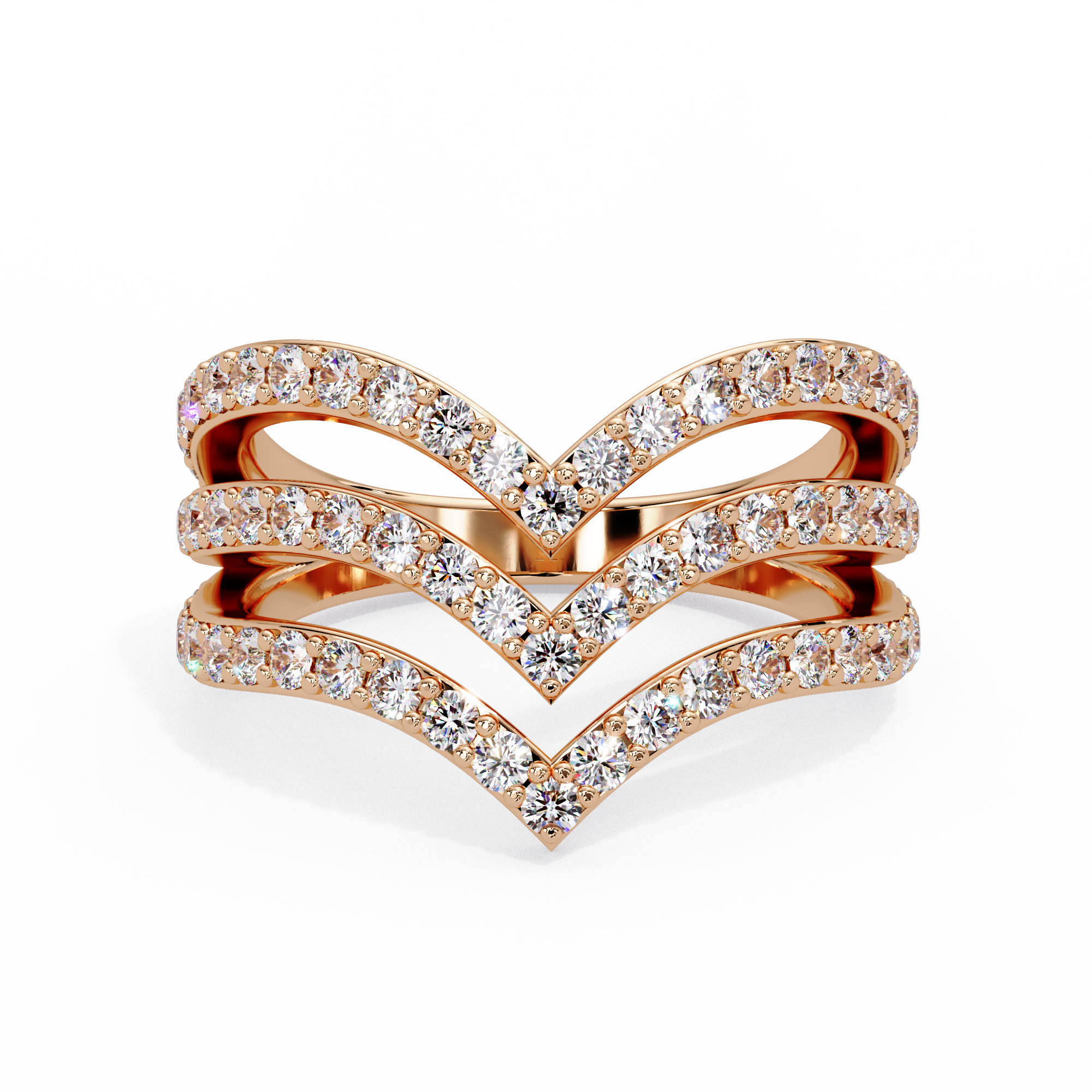 Trinity Wave Ring