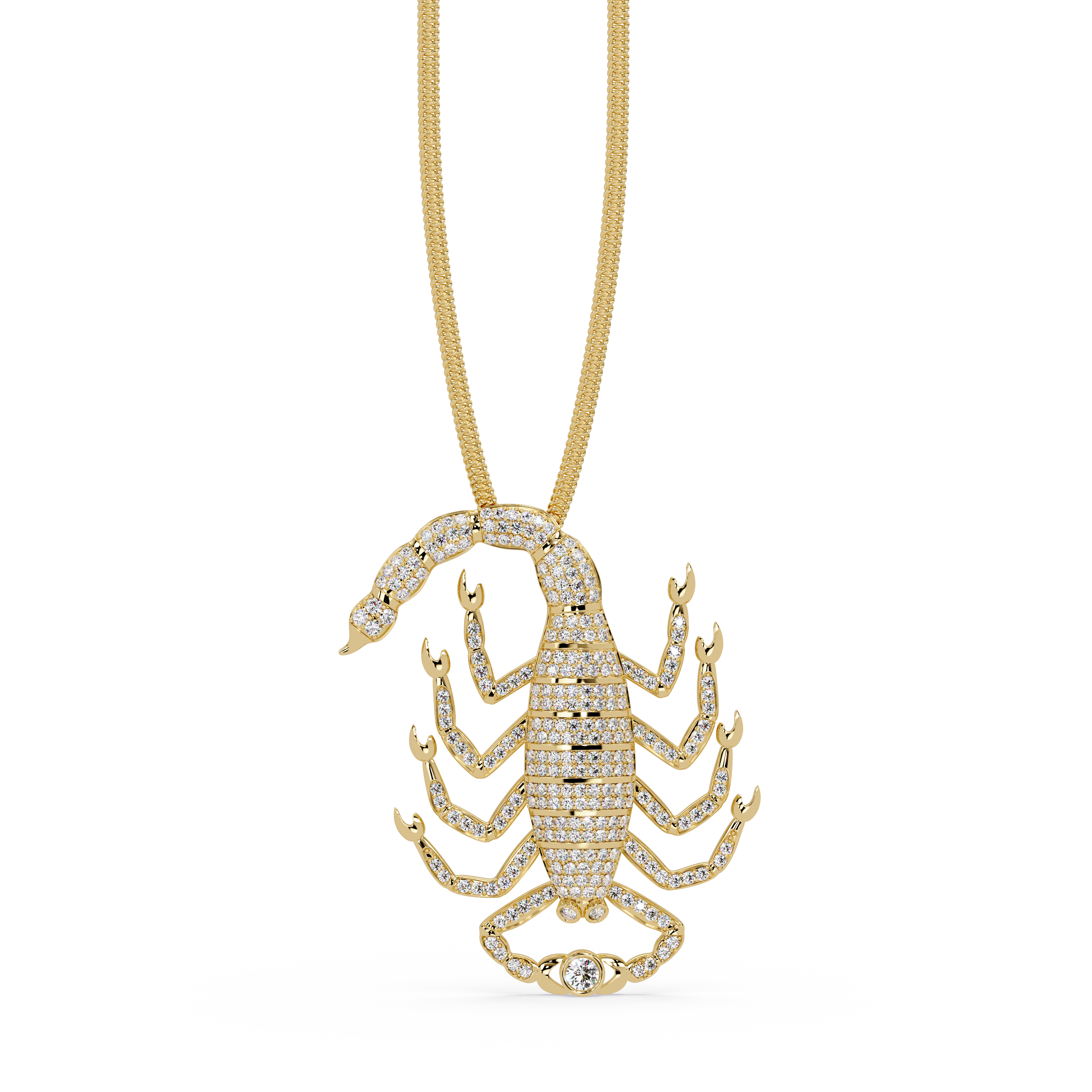 Scorpion/alacránPendant with Diamonds/