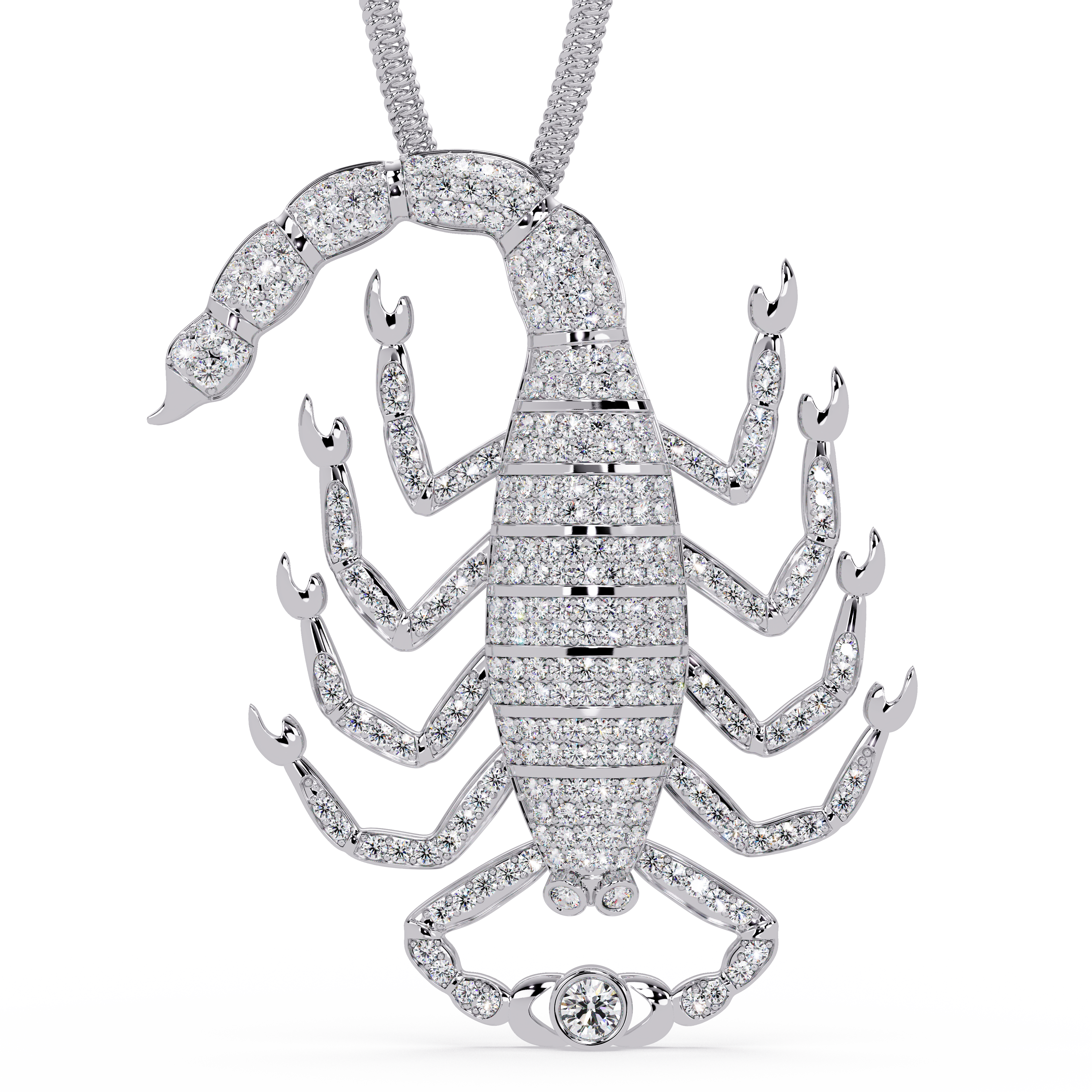Scorpion/alacránPendant with Diamonds/