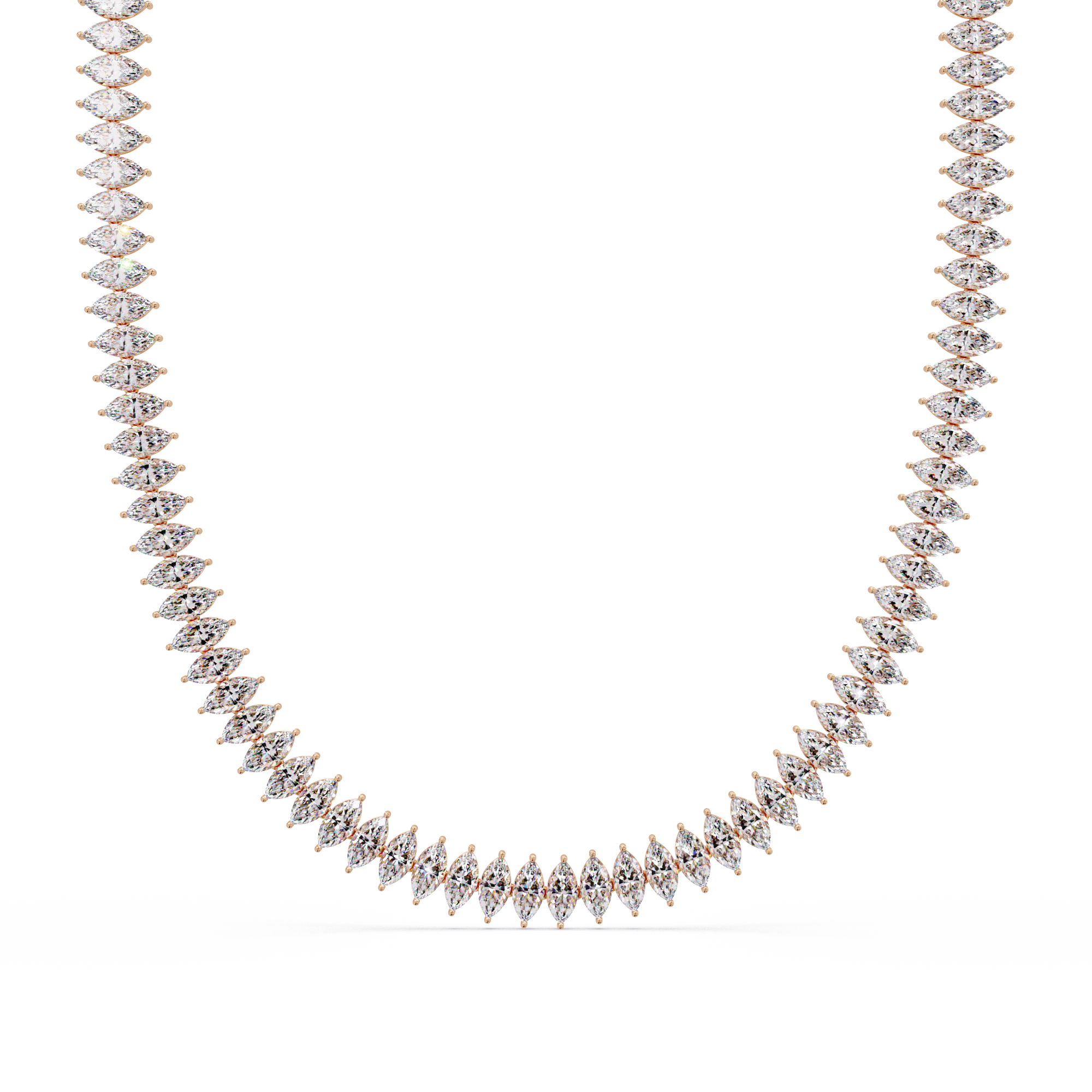 Marquise Diamond Choker Necklace