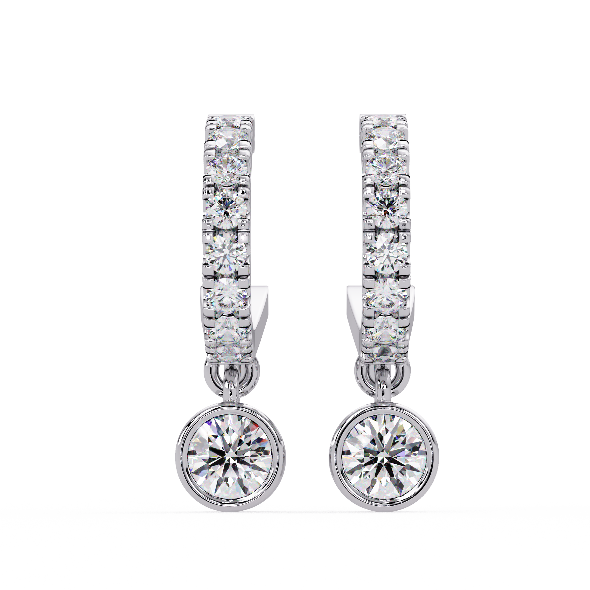 Stellar Bloom Hoop Earrings