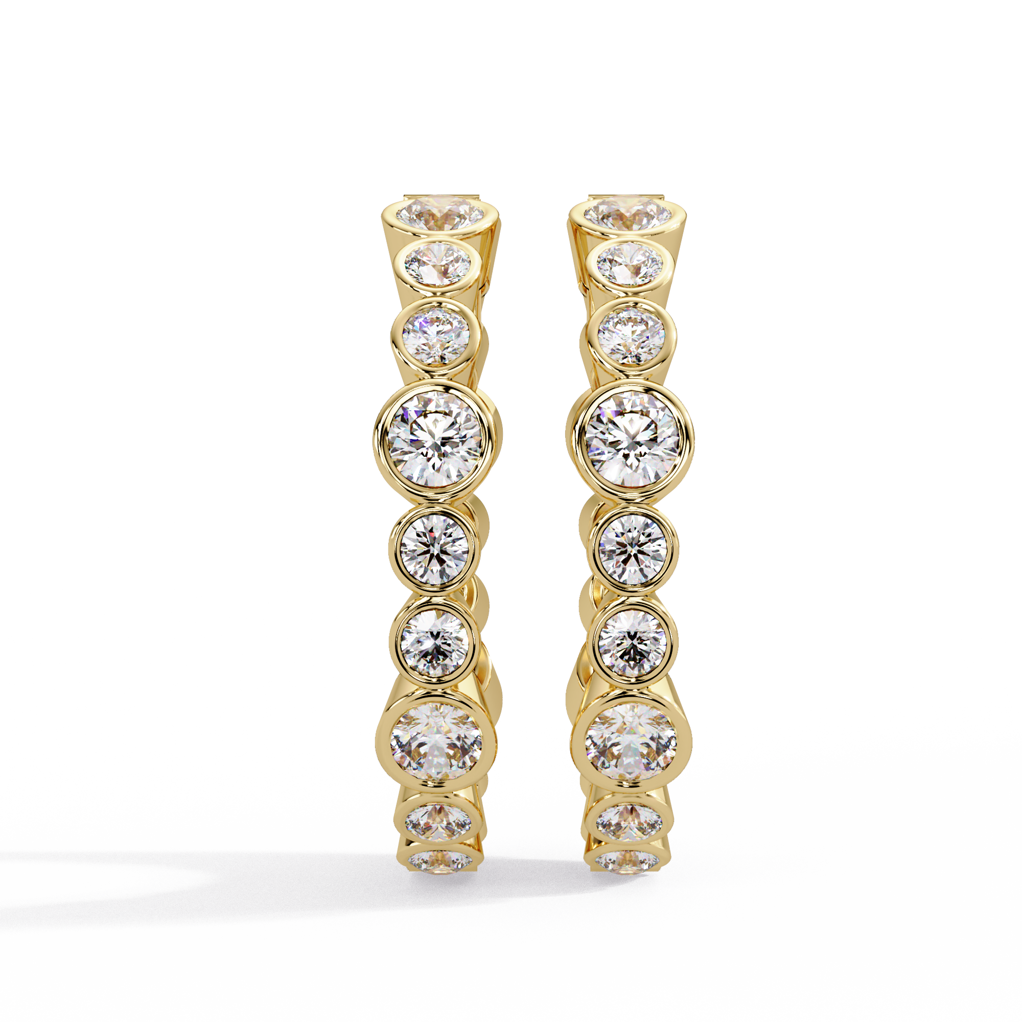 Eclipse Hoop Earrings