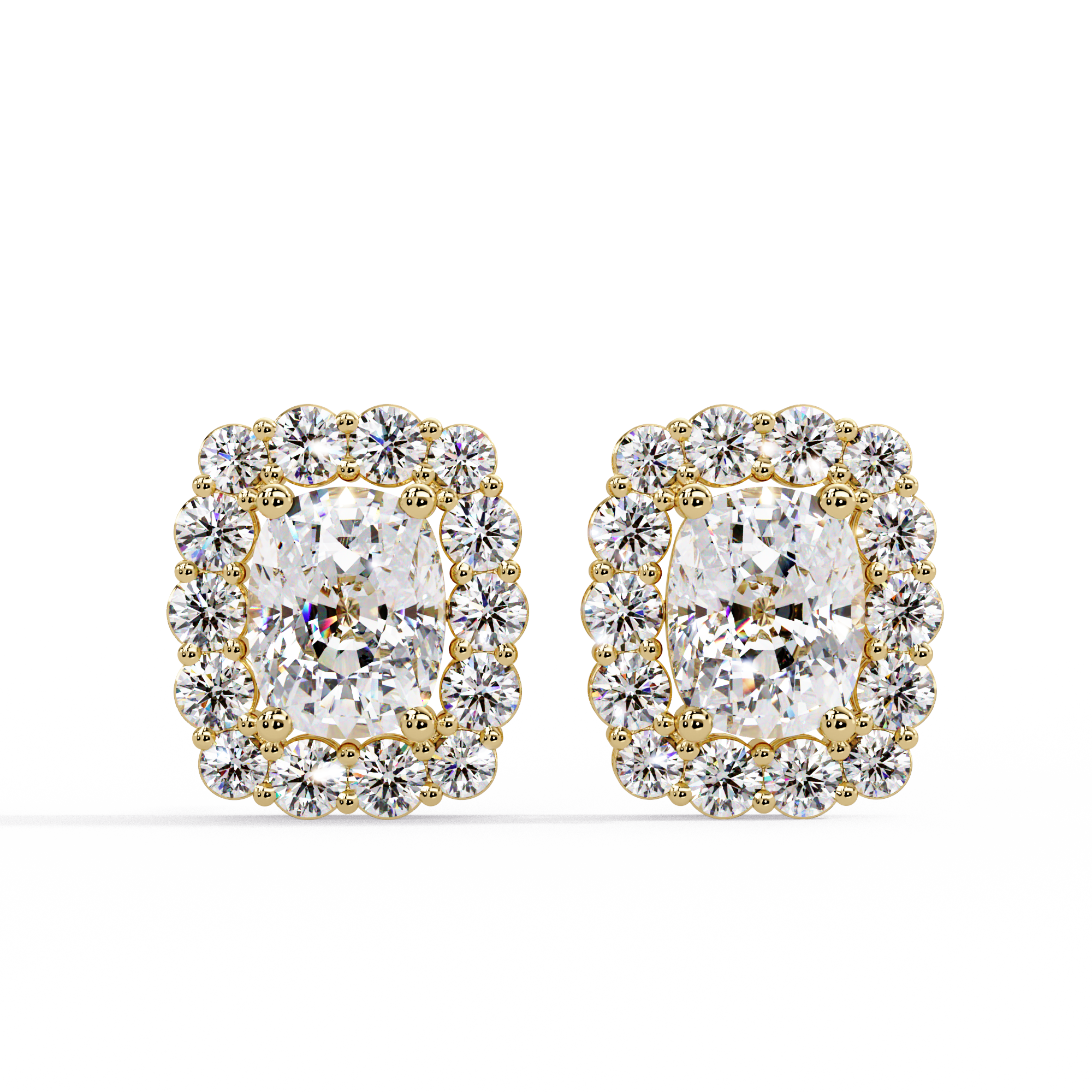 North Star Diamond Stud Earrings