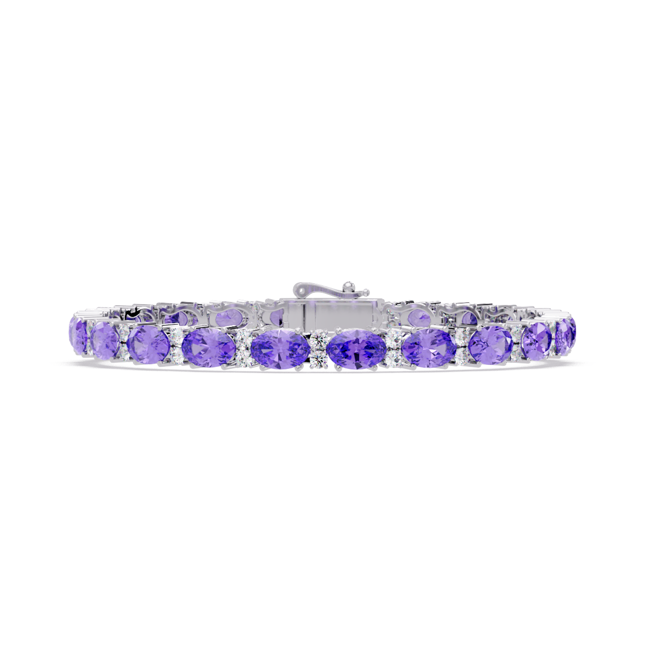 Blue Tennis Bracelet