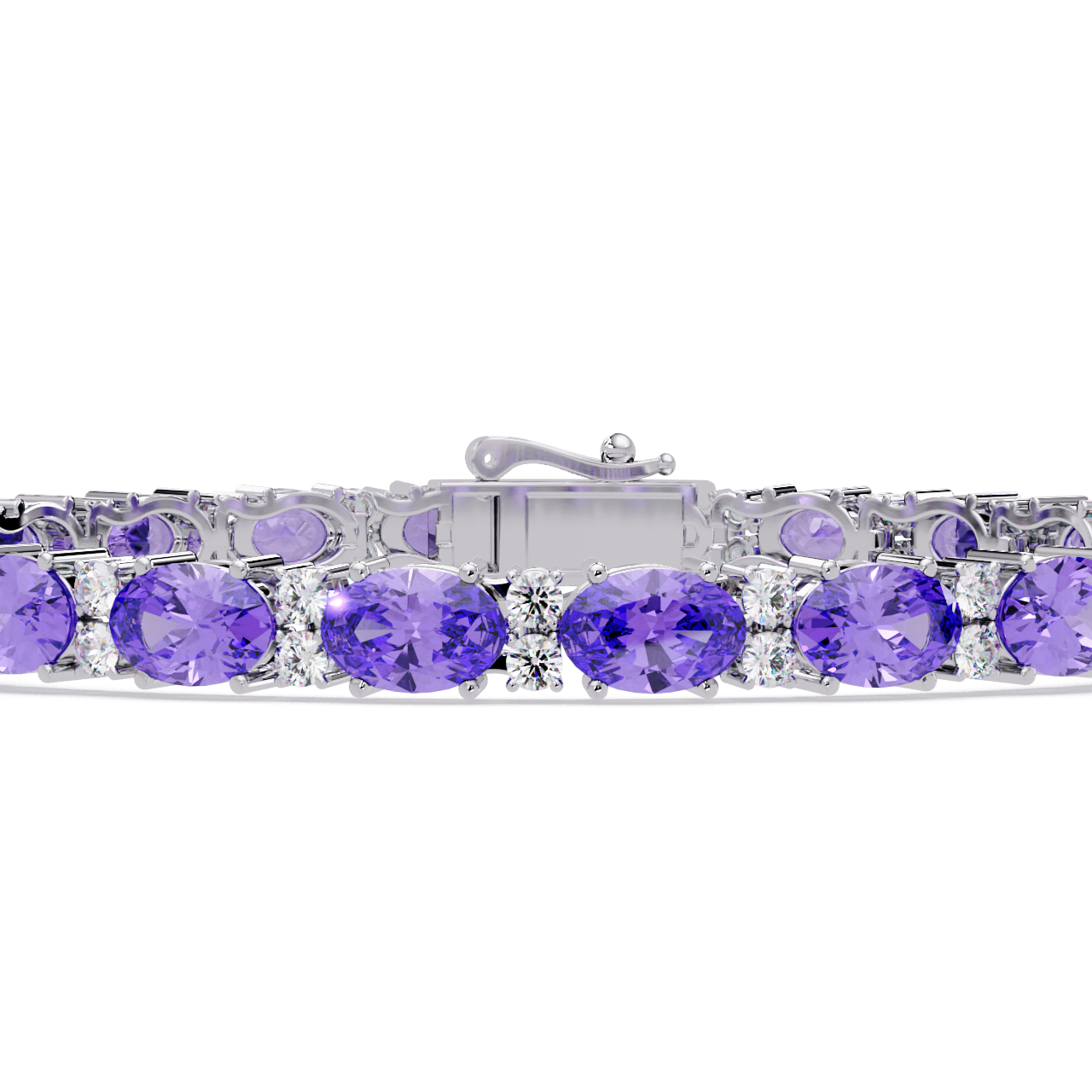 Blue Tennis Bracelet