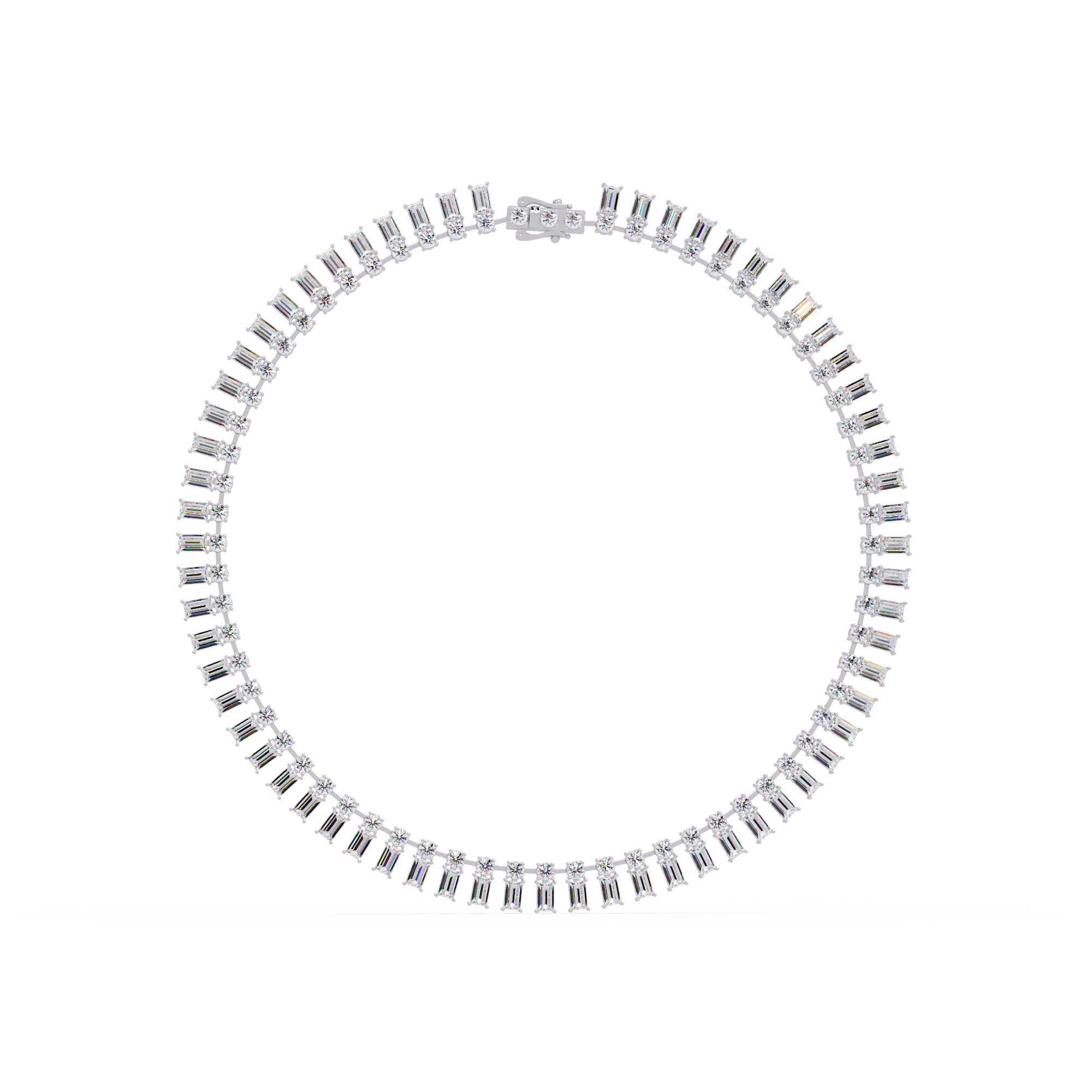 Empire Baguette Necklace