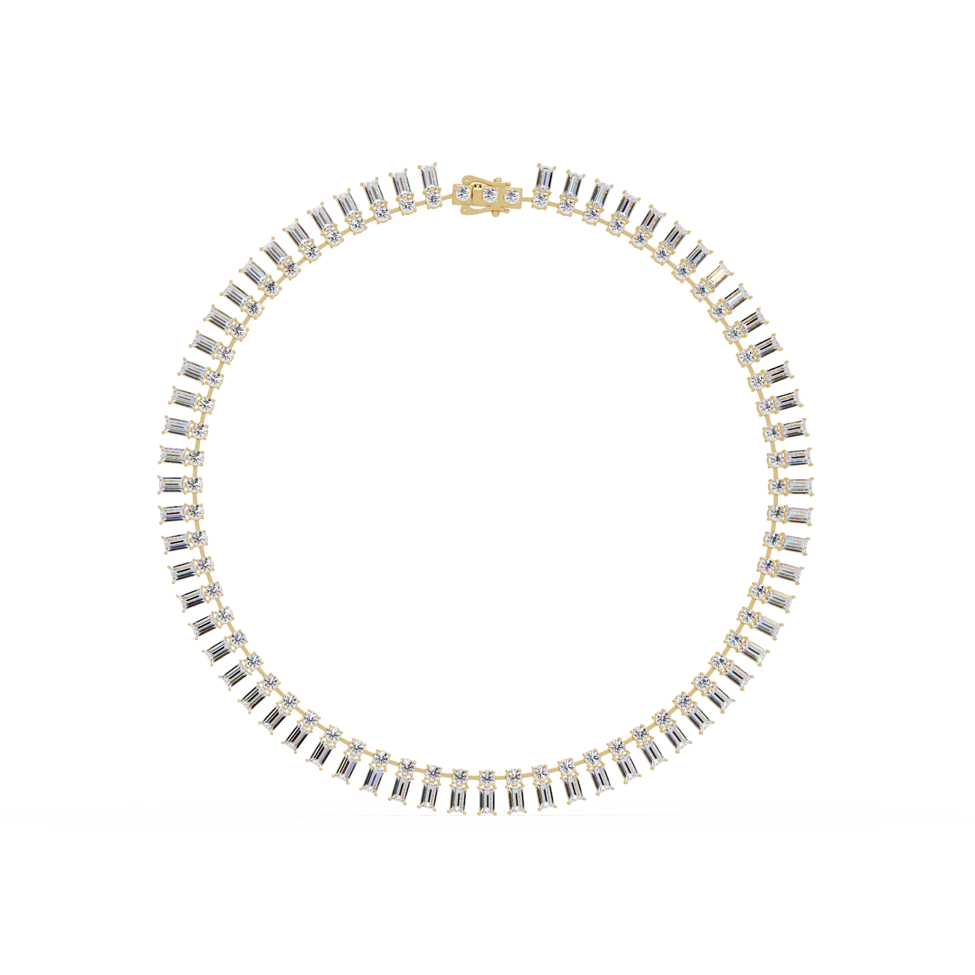 Empire Baguette Necklace