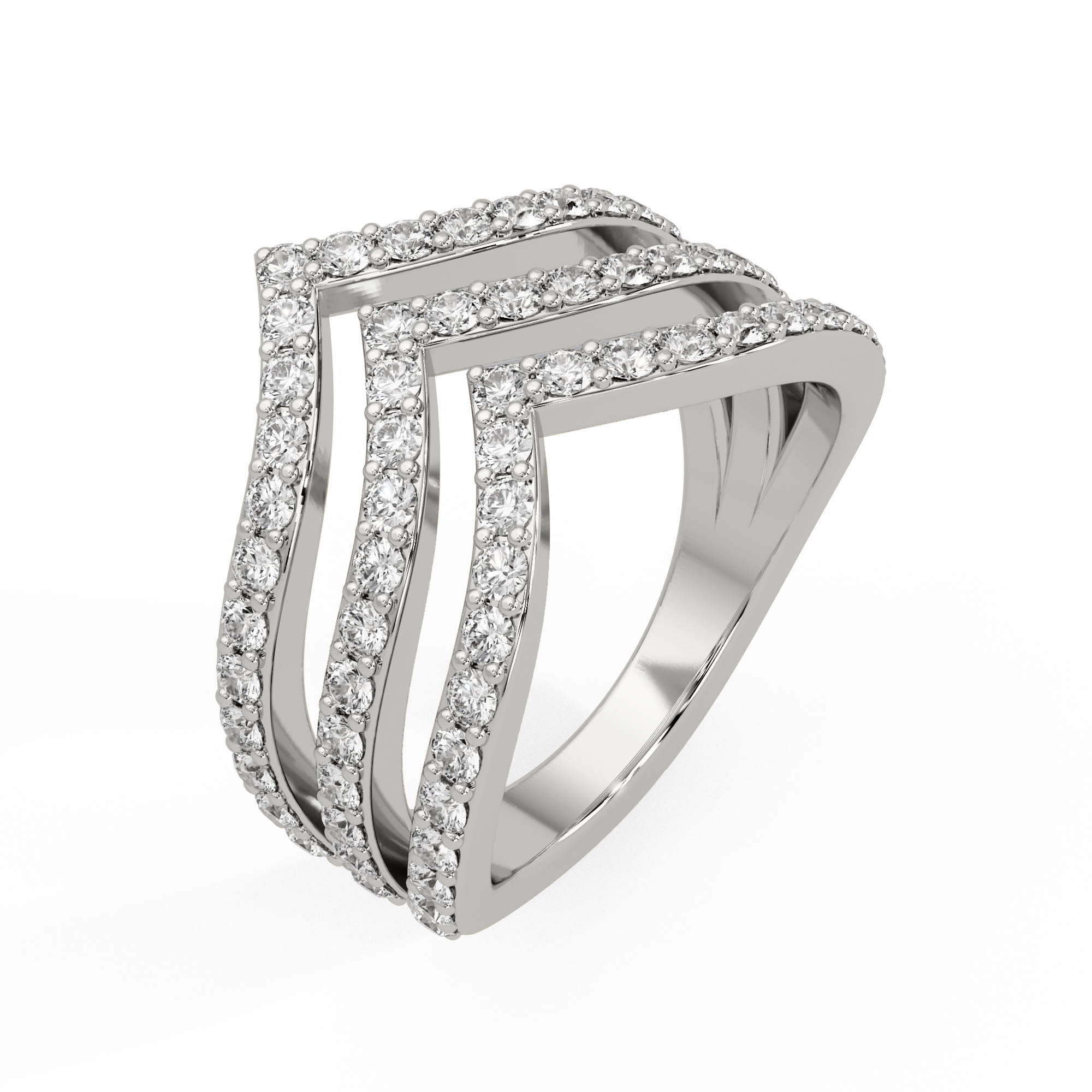 Trinity Wave Ring