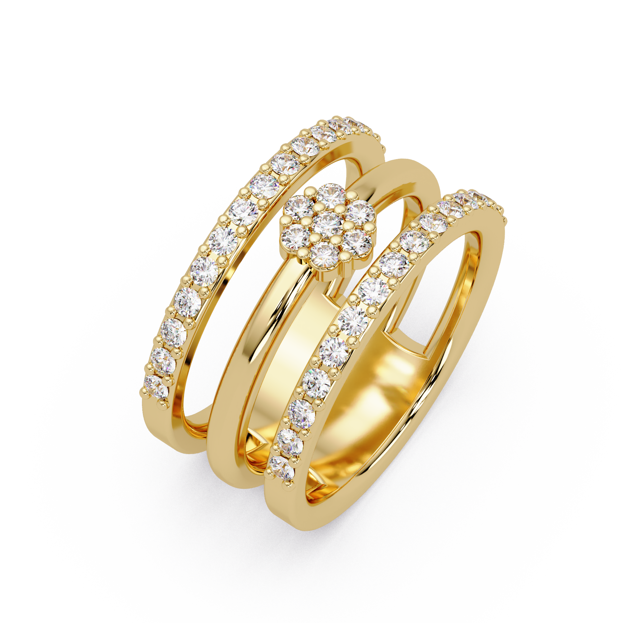 Sun And Star Ring