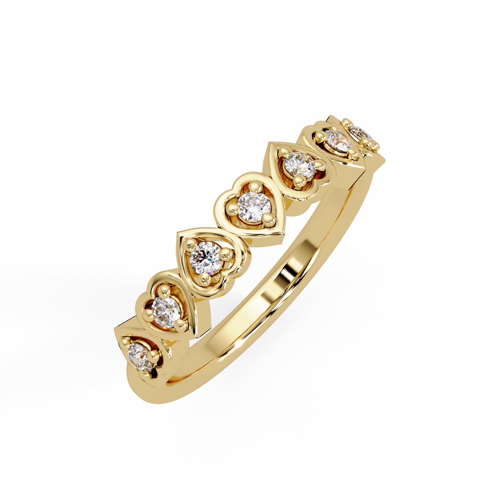 Heart Diamond Ring