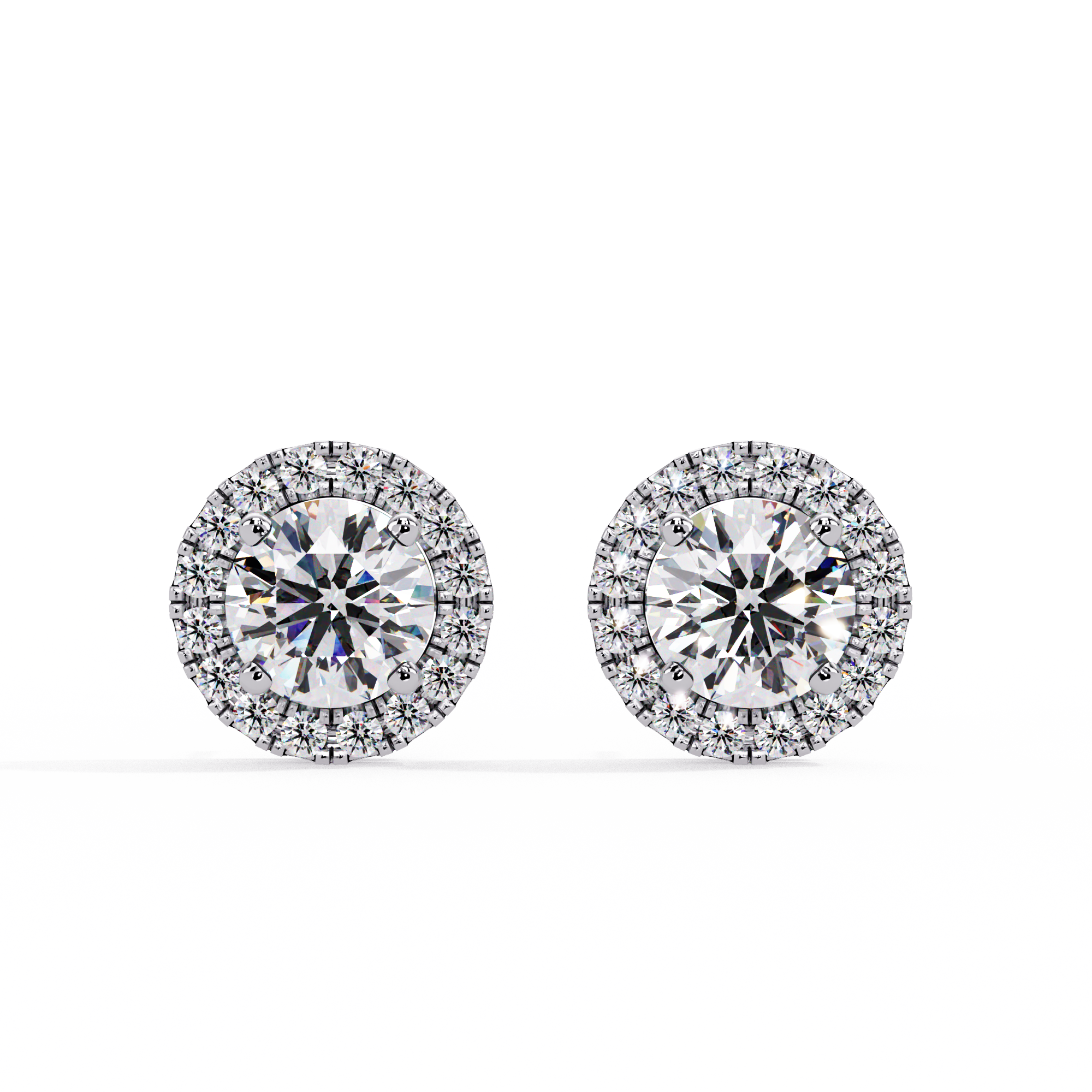 Crescent Whisper Stud Earrings