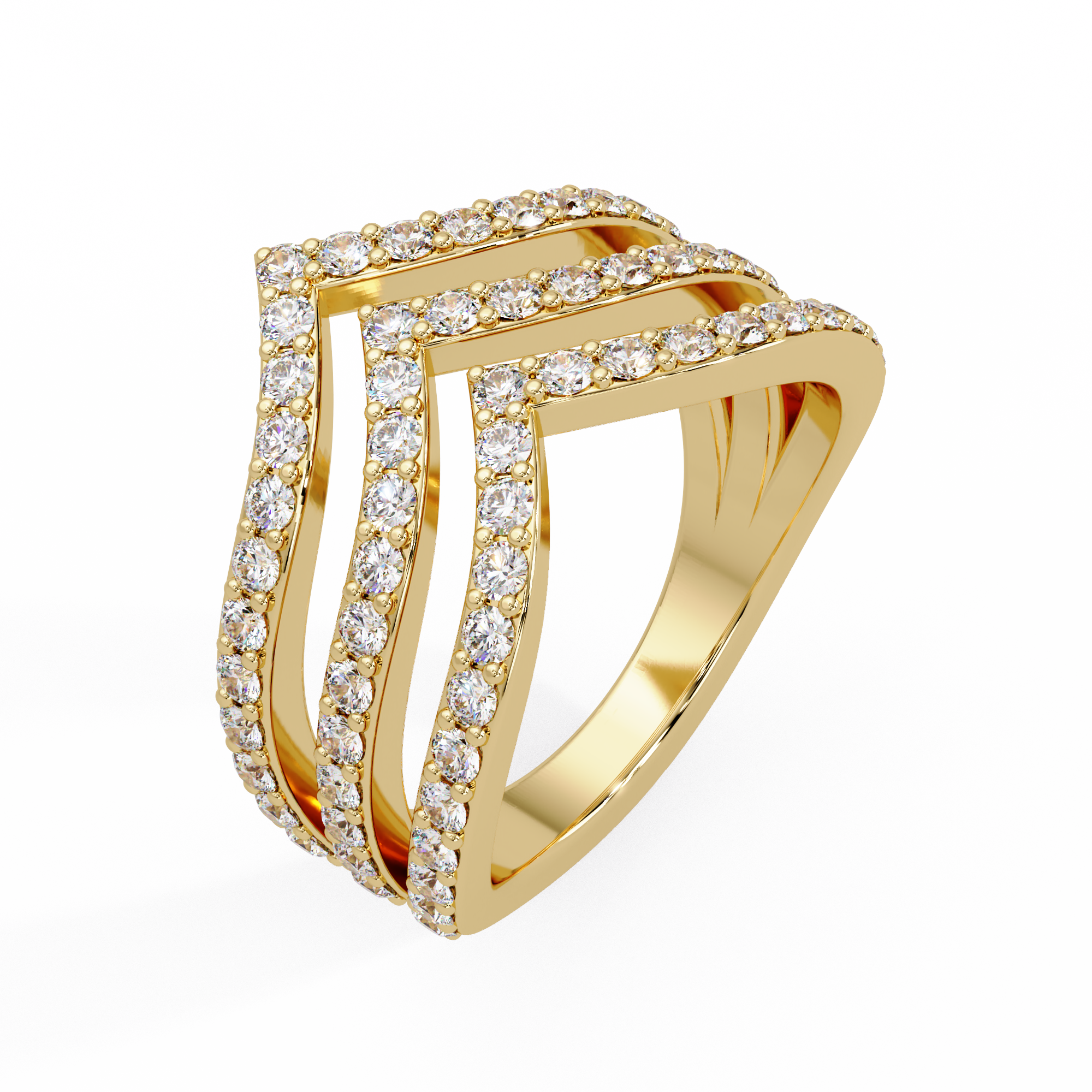 Trinity Wave Ring