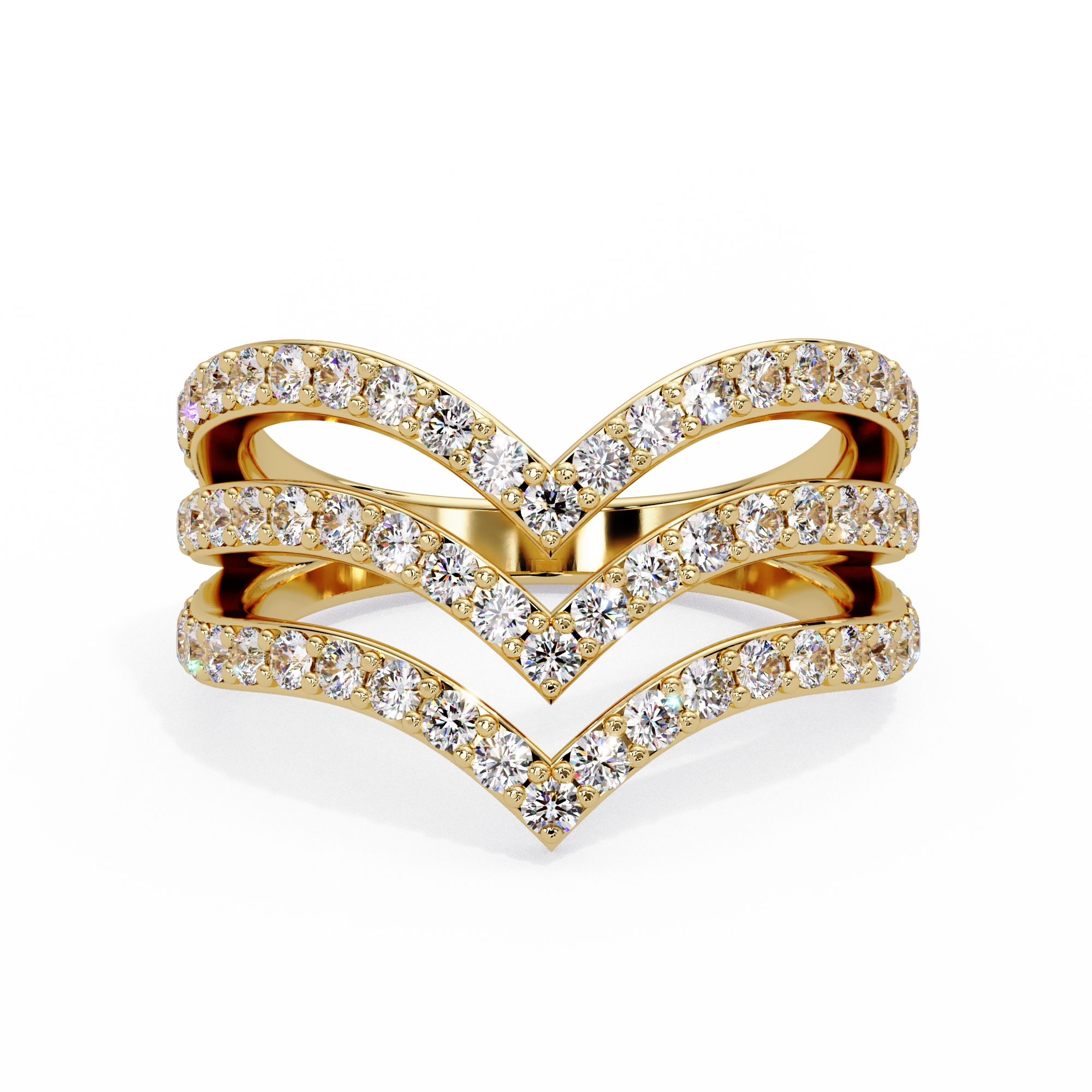 Trinity Wave Ring