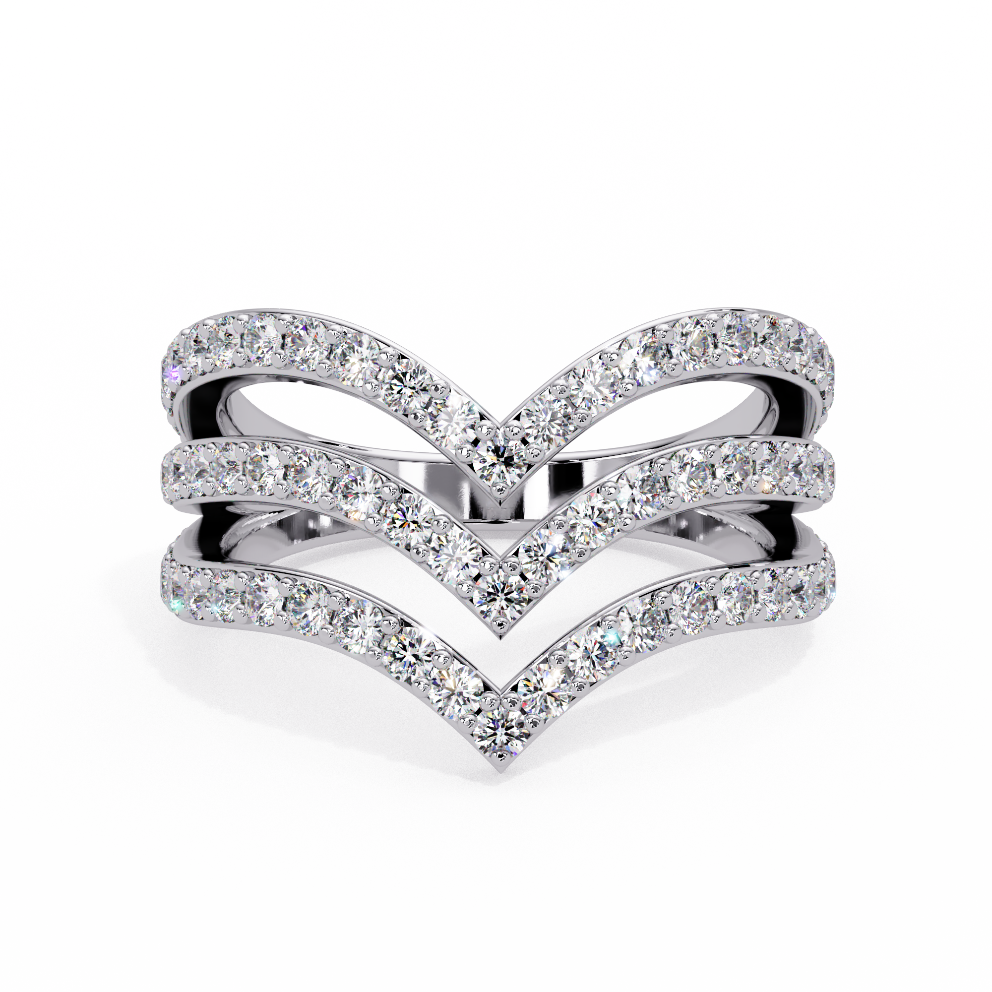 Trinity Wave Ring
