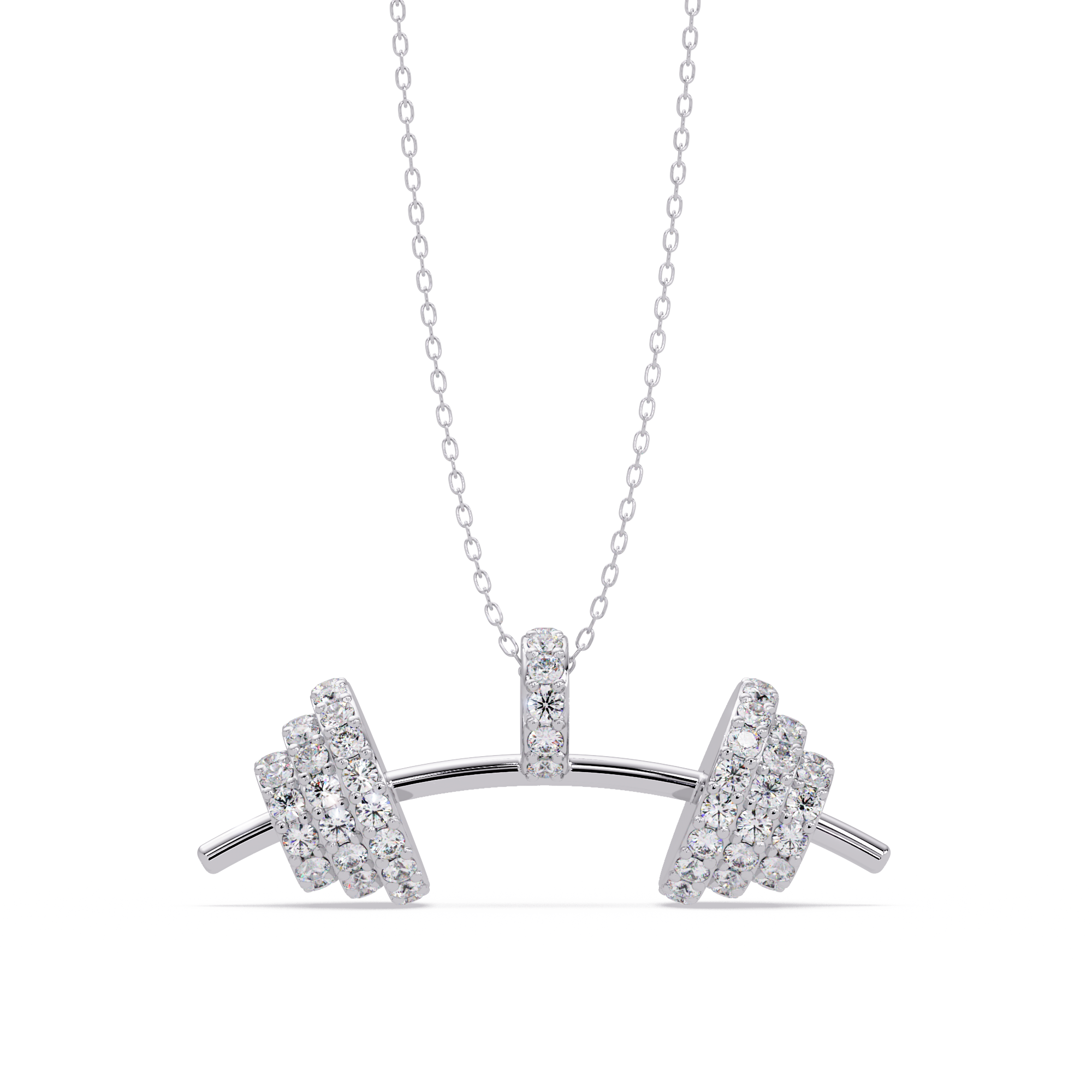 Luxury Dumbbell Pendant