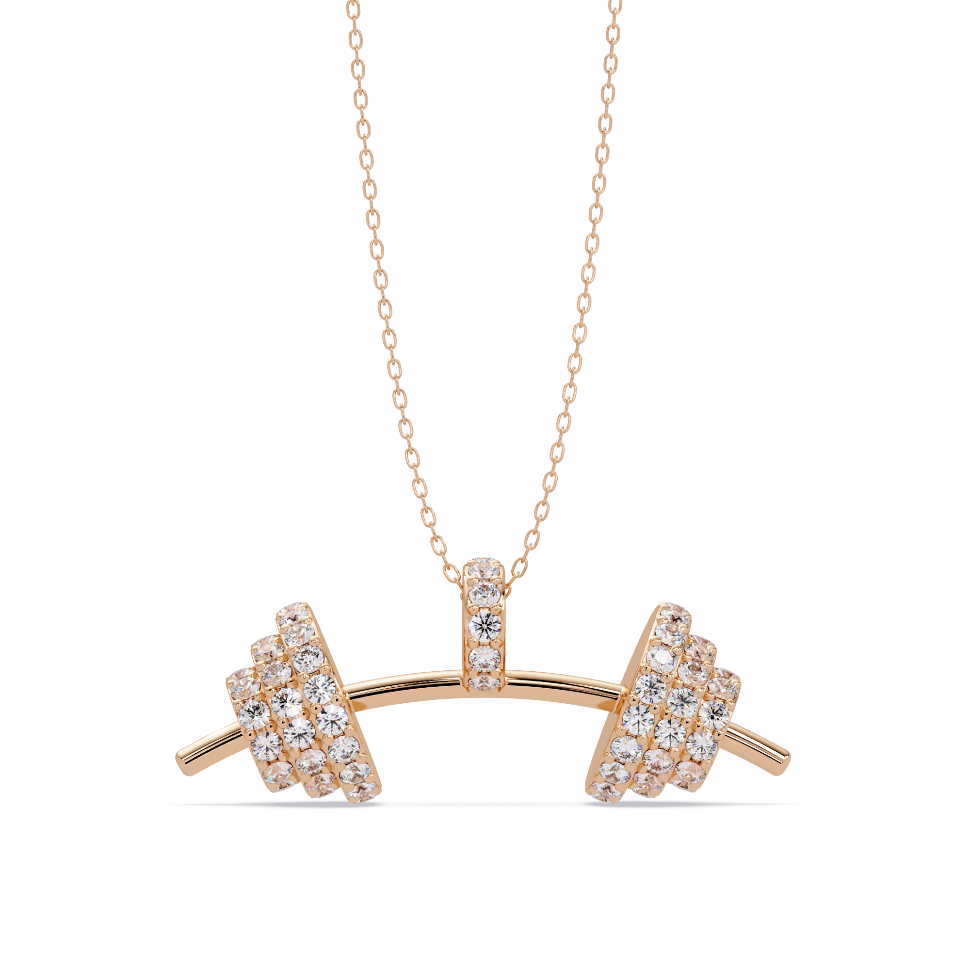Luxury Dumbbell Pendant