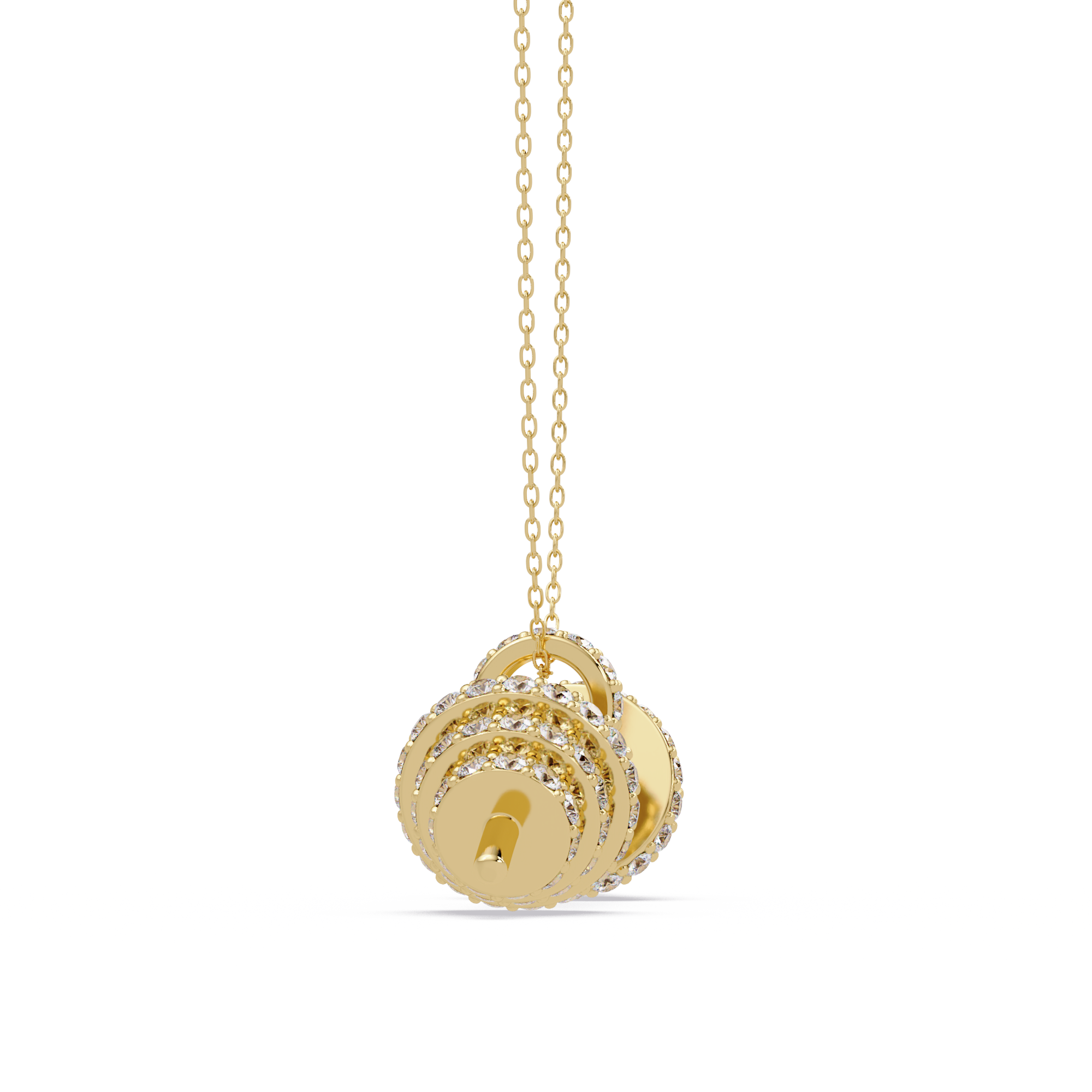 Luxury Dumbbell Pendant
