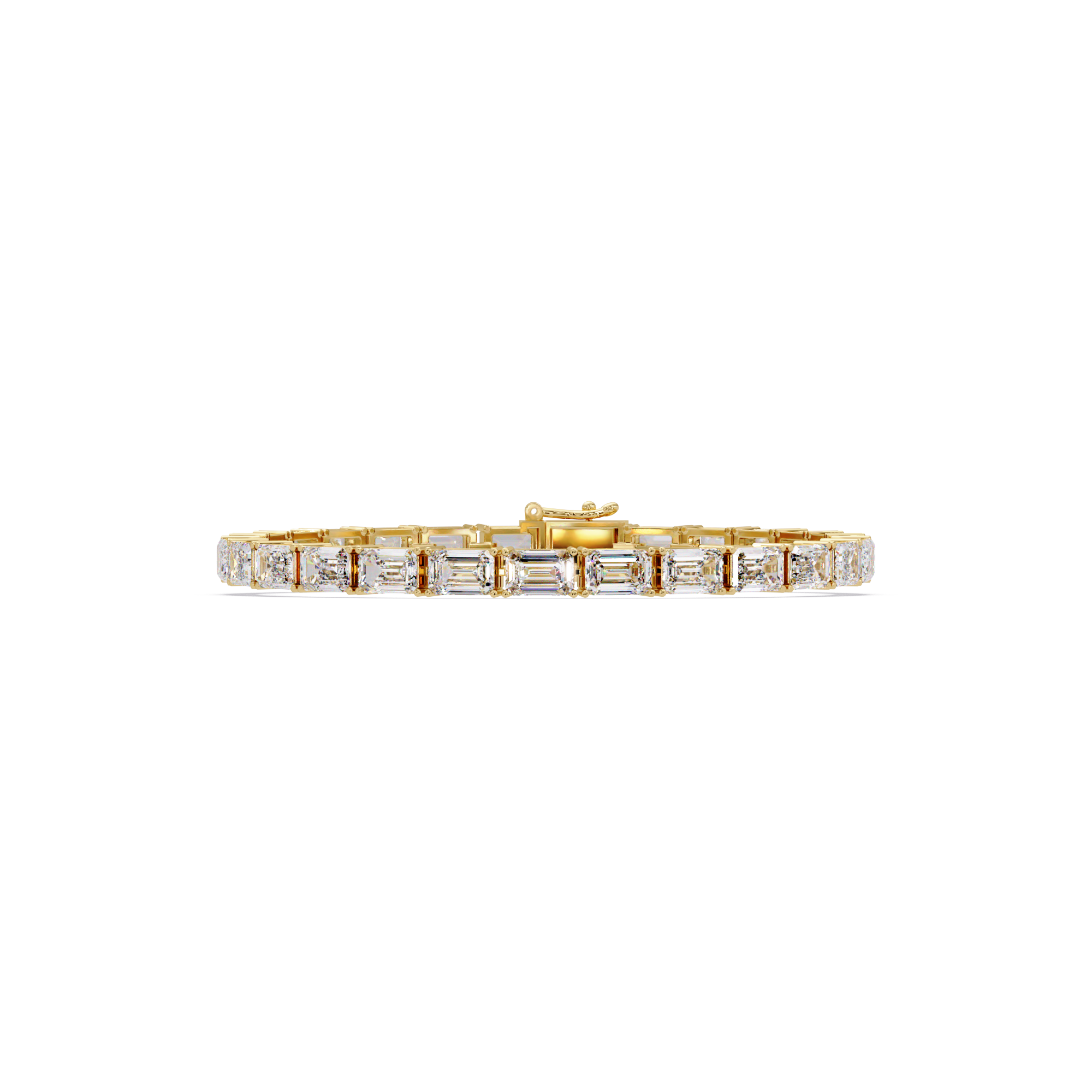 Emerald Diamond Tennis Bracelet