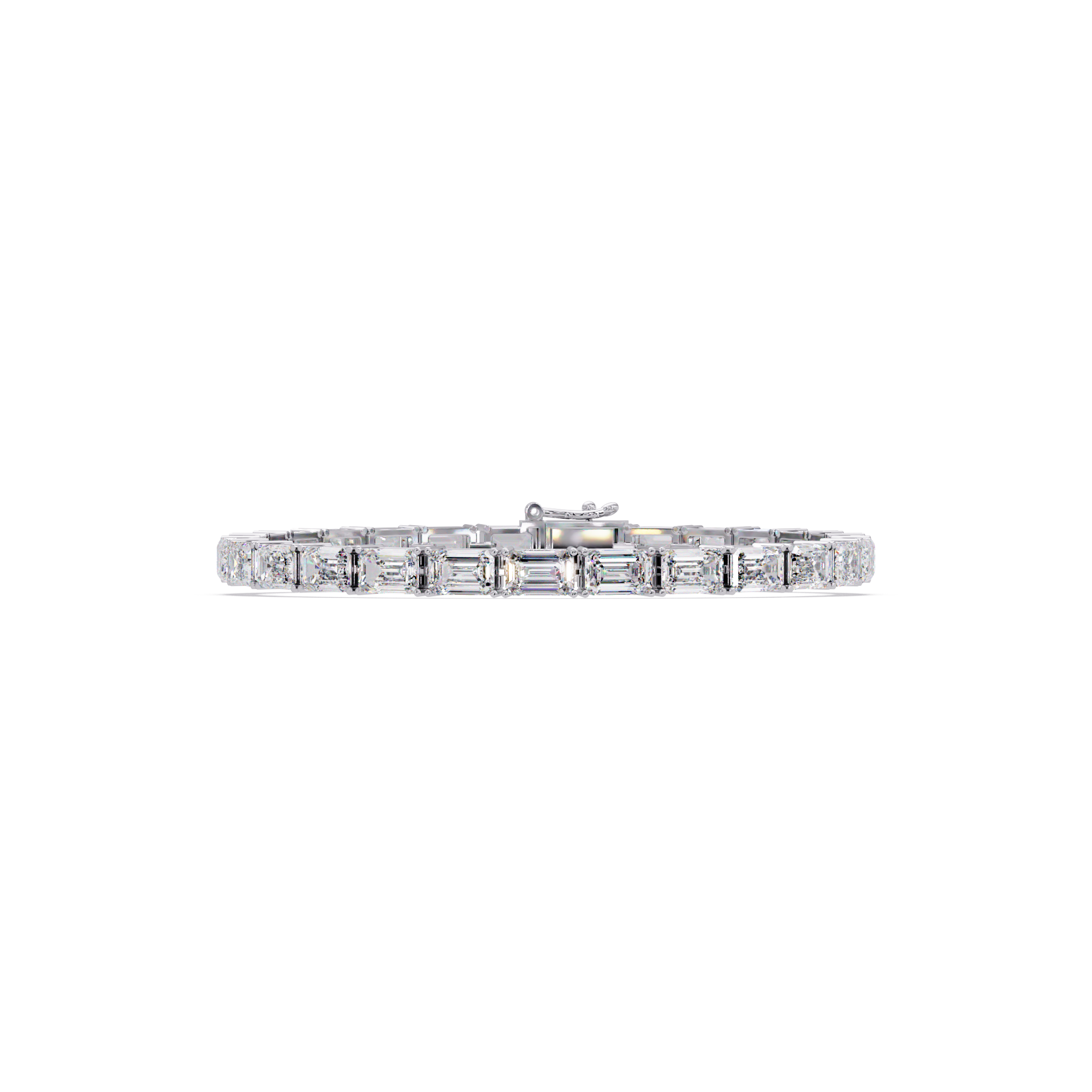 Emerald Diamond Tennis Bracelet
