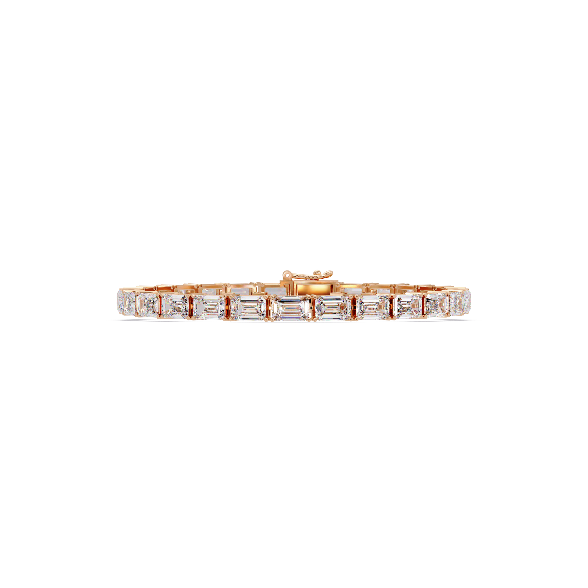 Emerald Diamond Tennis Bracelet