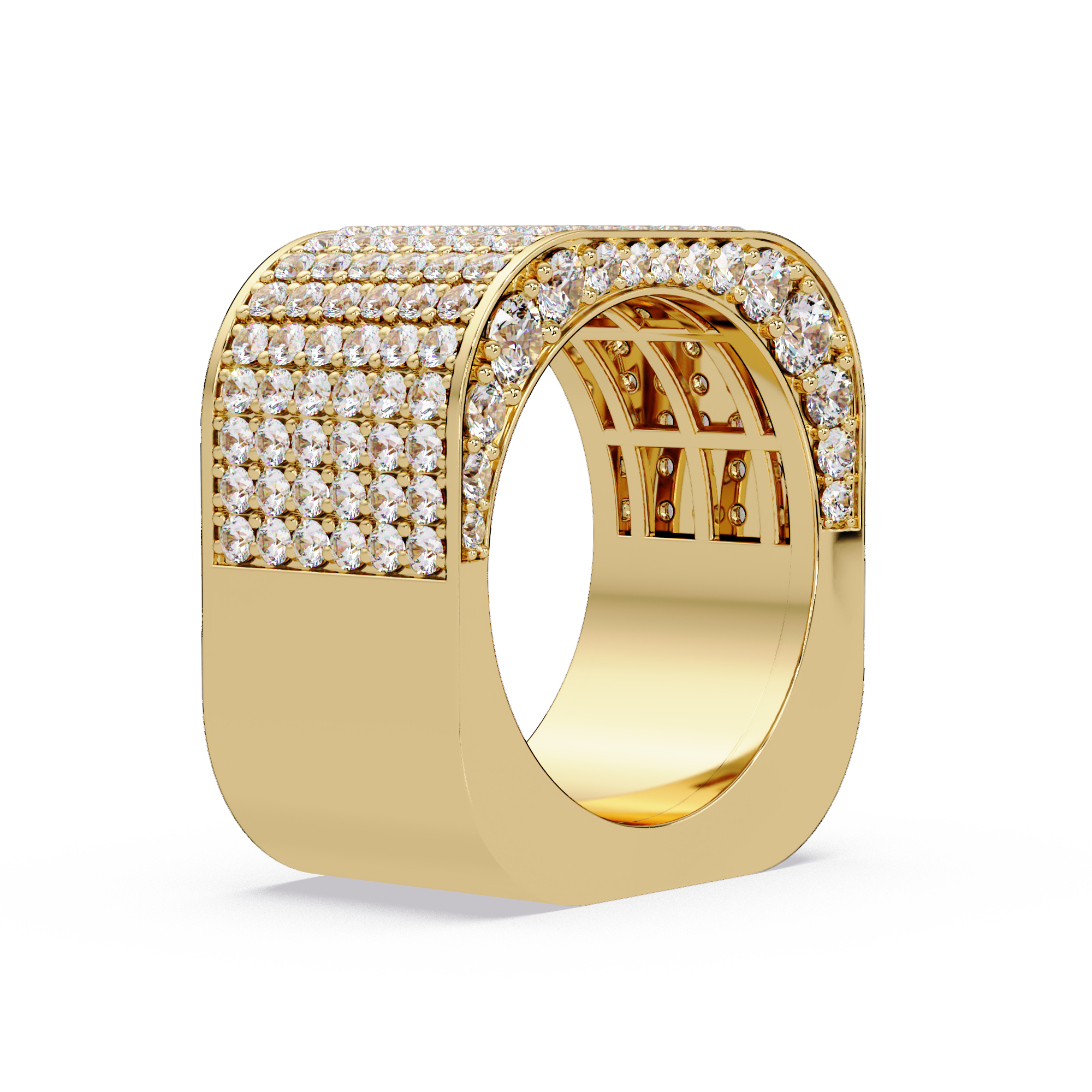 Statement Square Band Ring