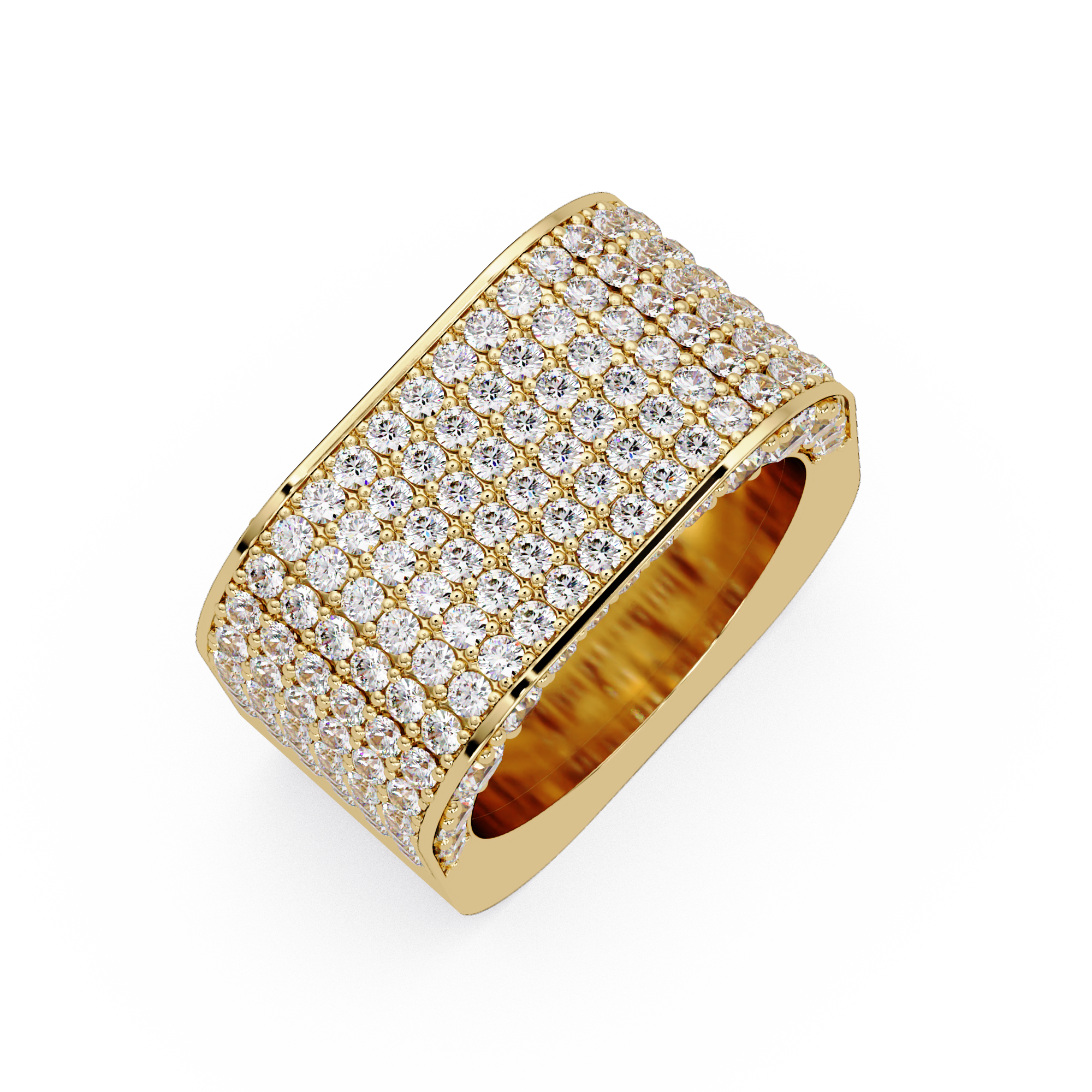 Statement Square Band Ring