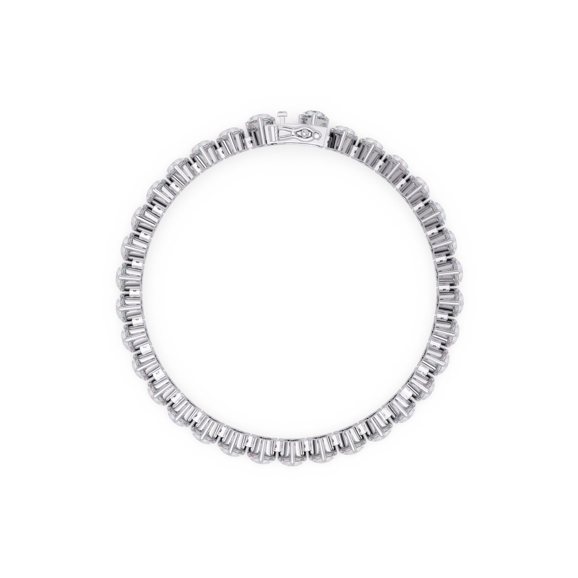 Pear Diamond Tennis Bracelet