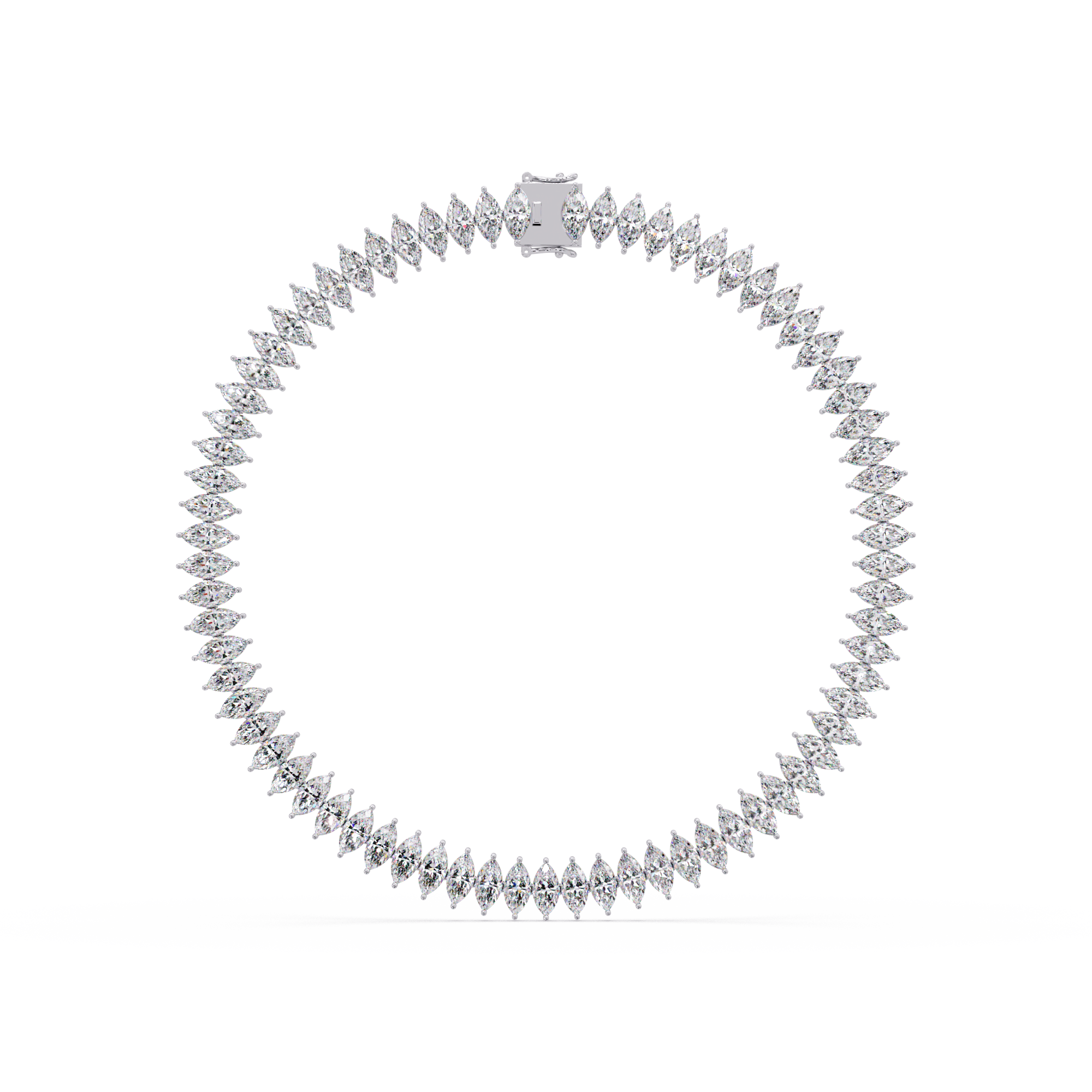Marquise Diamond  Choker Necklace