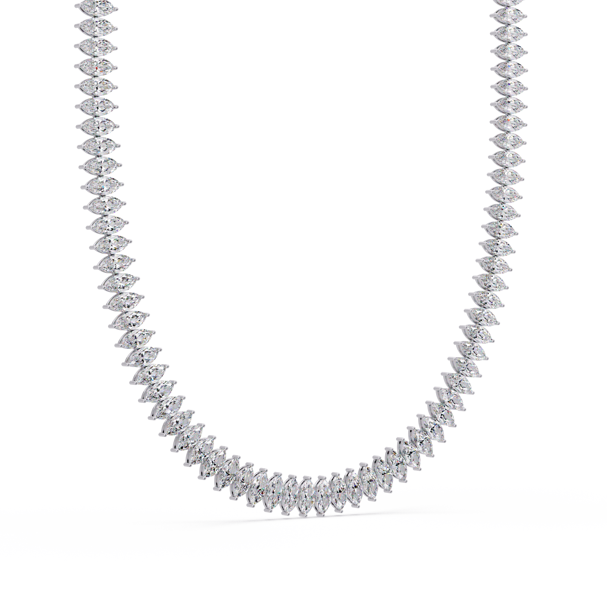 Marquise Diamond  Choker Necklace