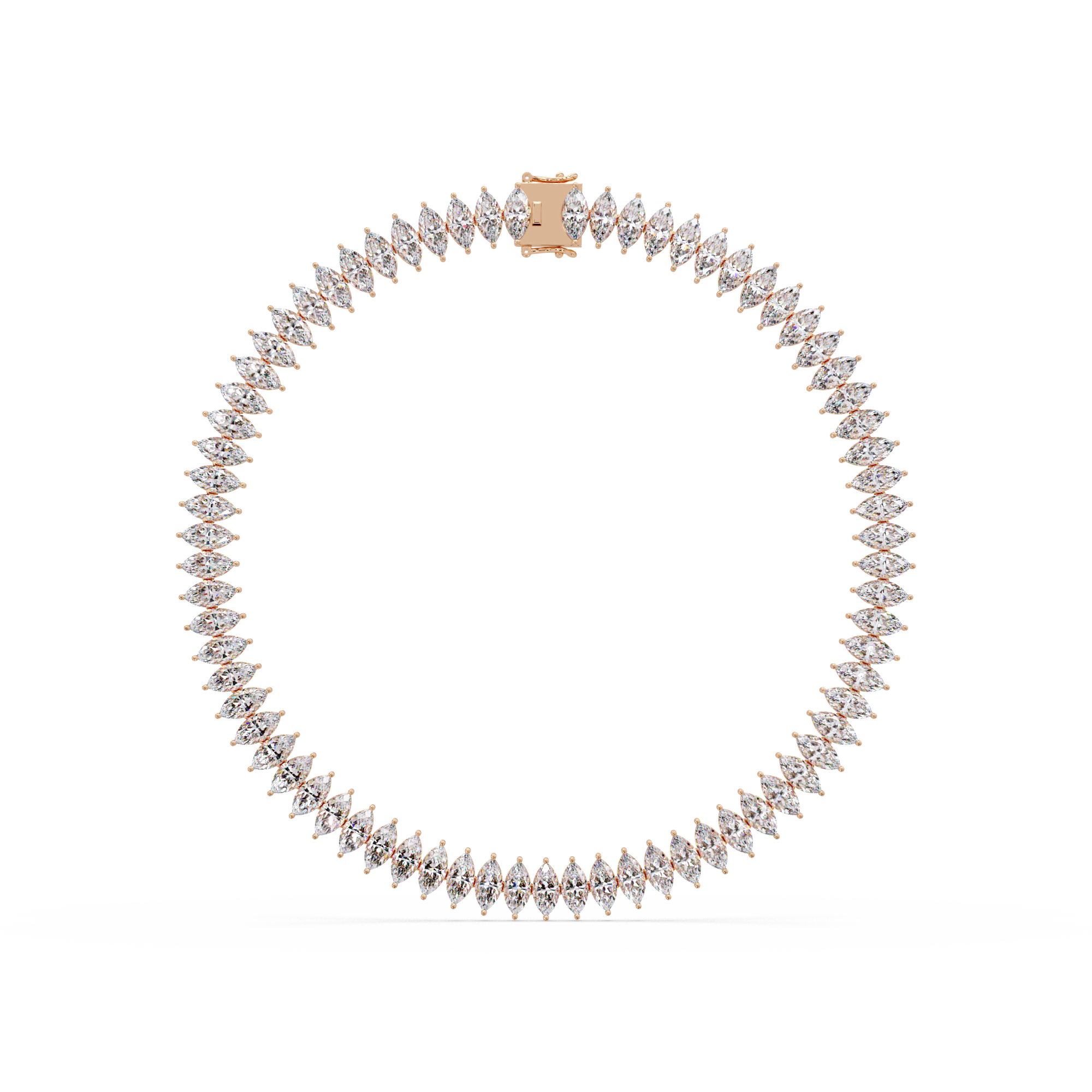 Marquise Diamond  Choker Necklace