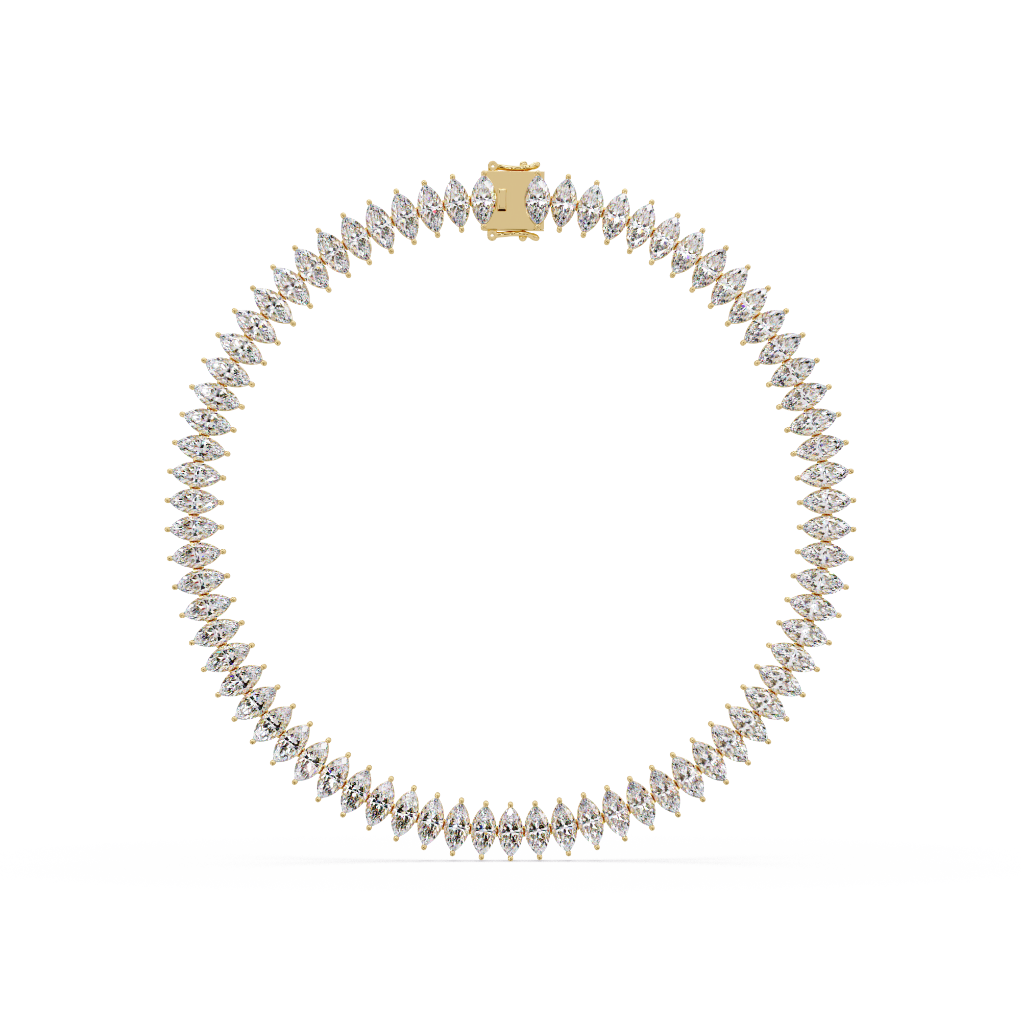 Marquise Diamond  Choker Necklace