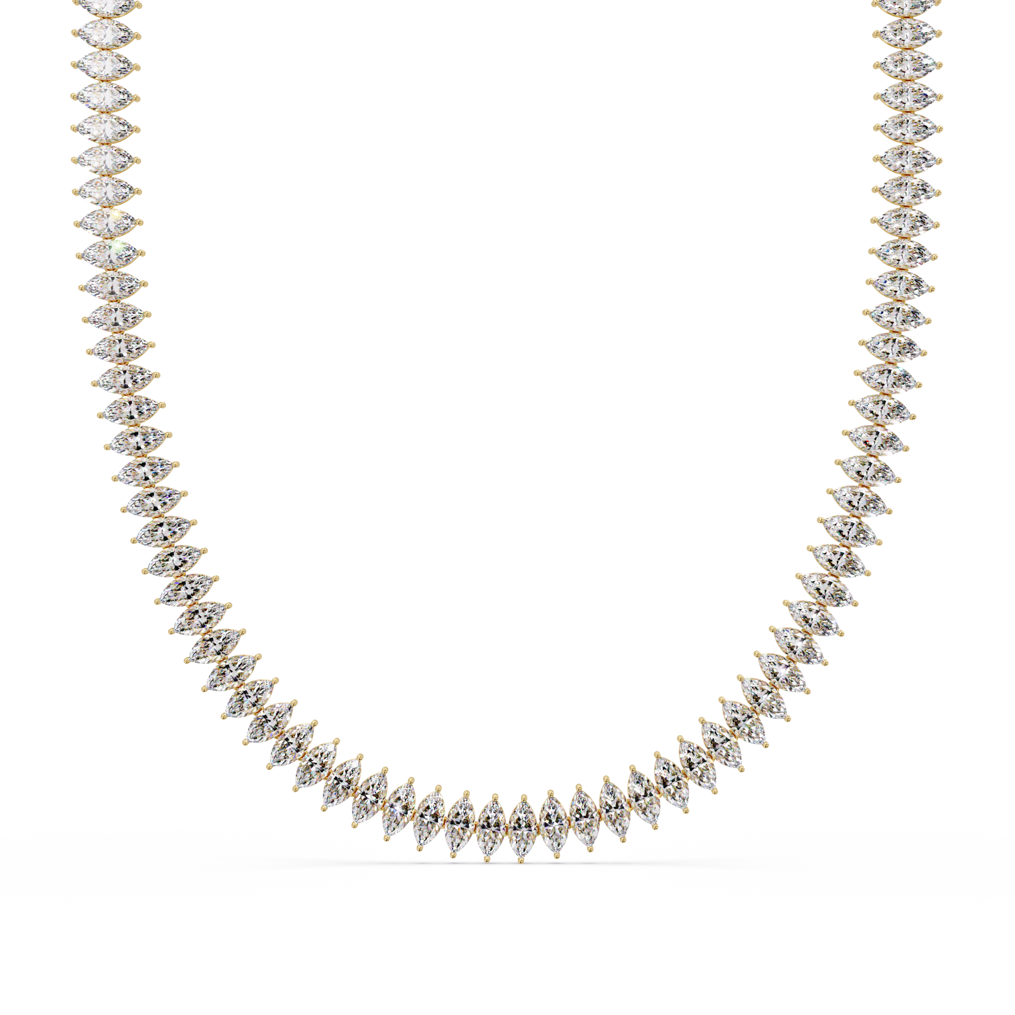 Marquise Diamond  Choker Necklace