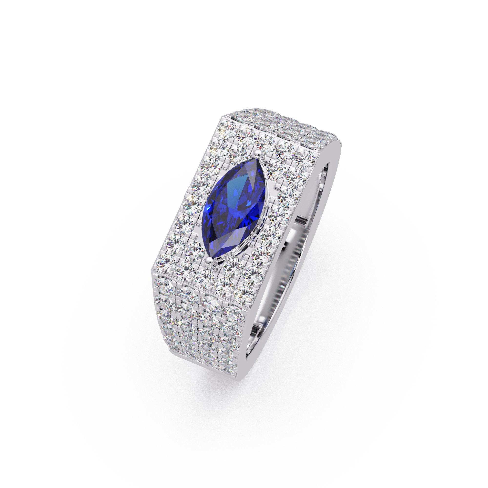 Blue Monarch Ring