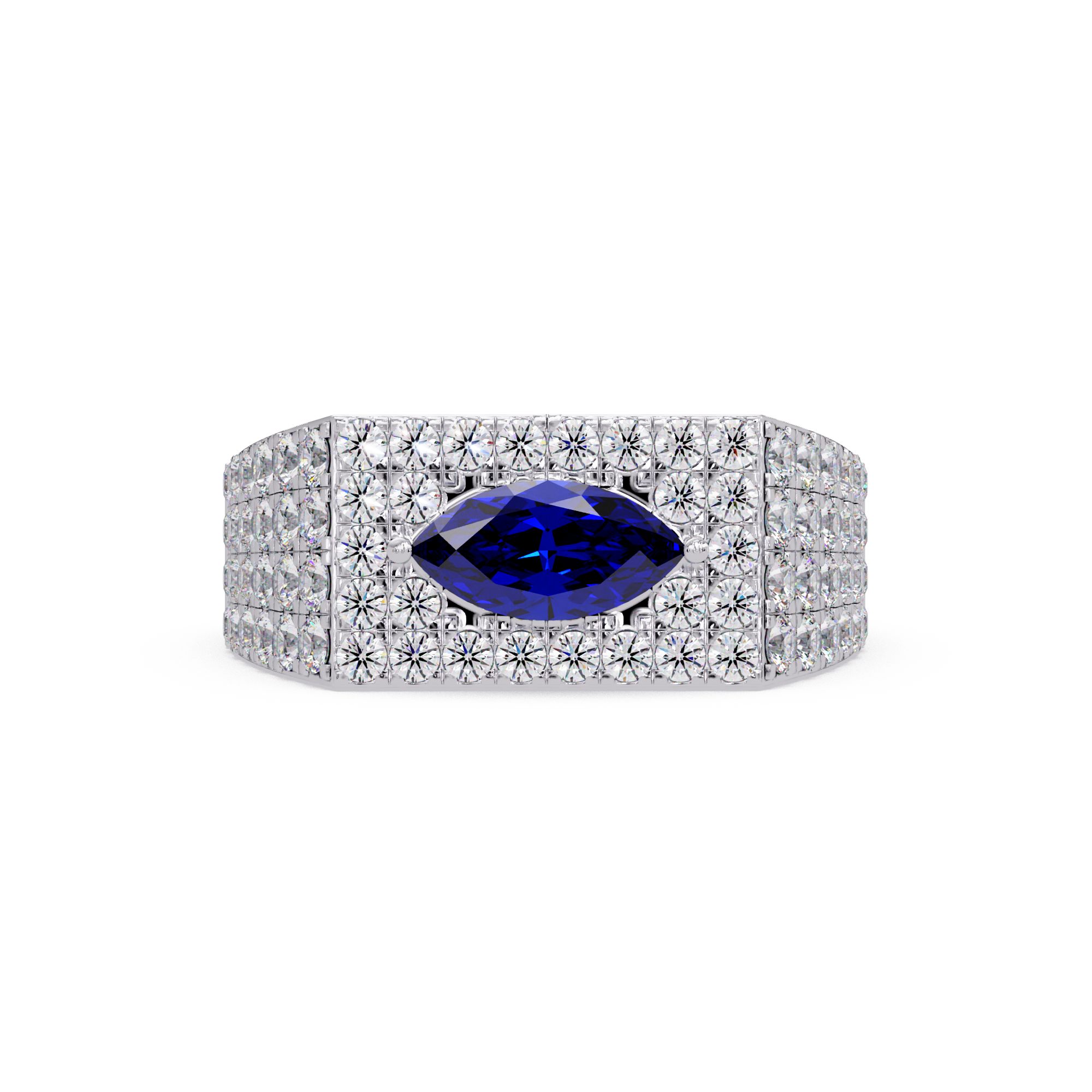 Blue Monarch Ring